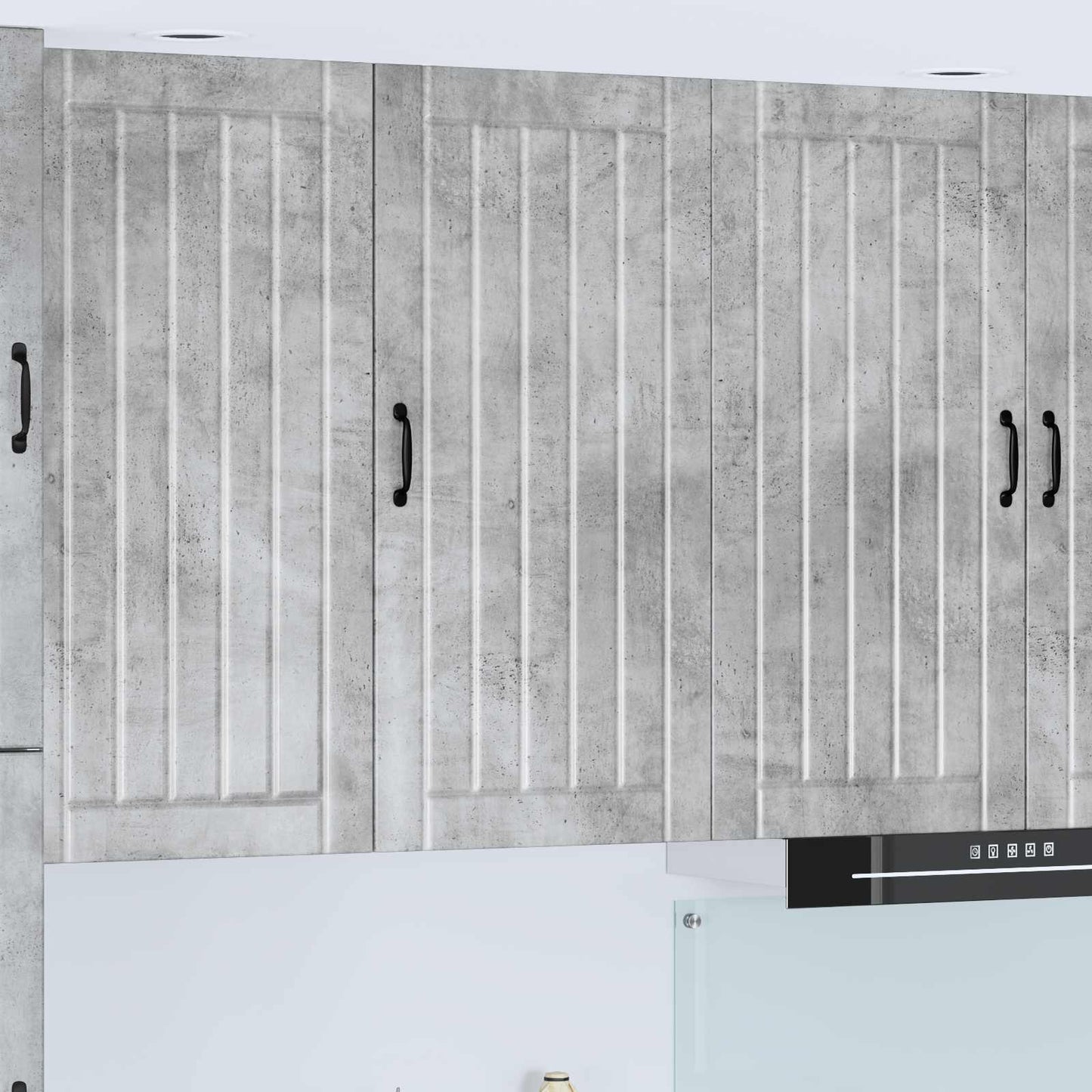 Wandschrank LUCCA Betongrau 50 x 31 x 100 cm Holzwerkstoff