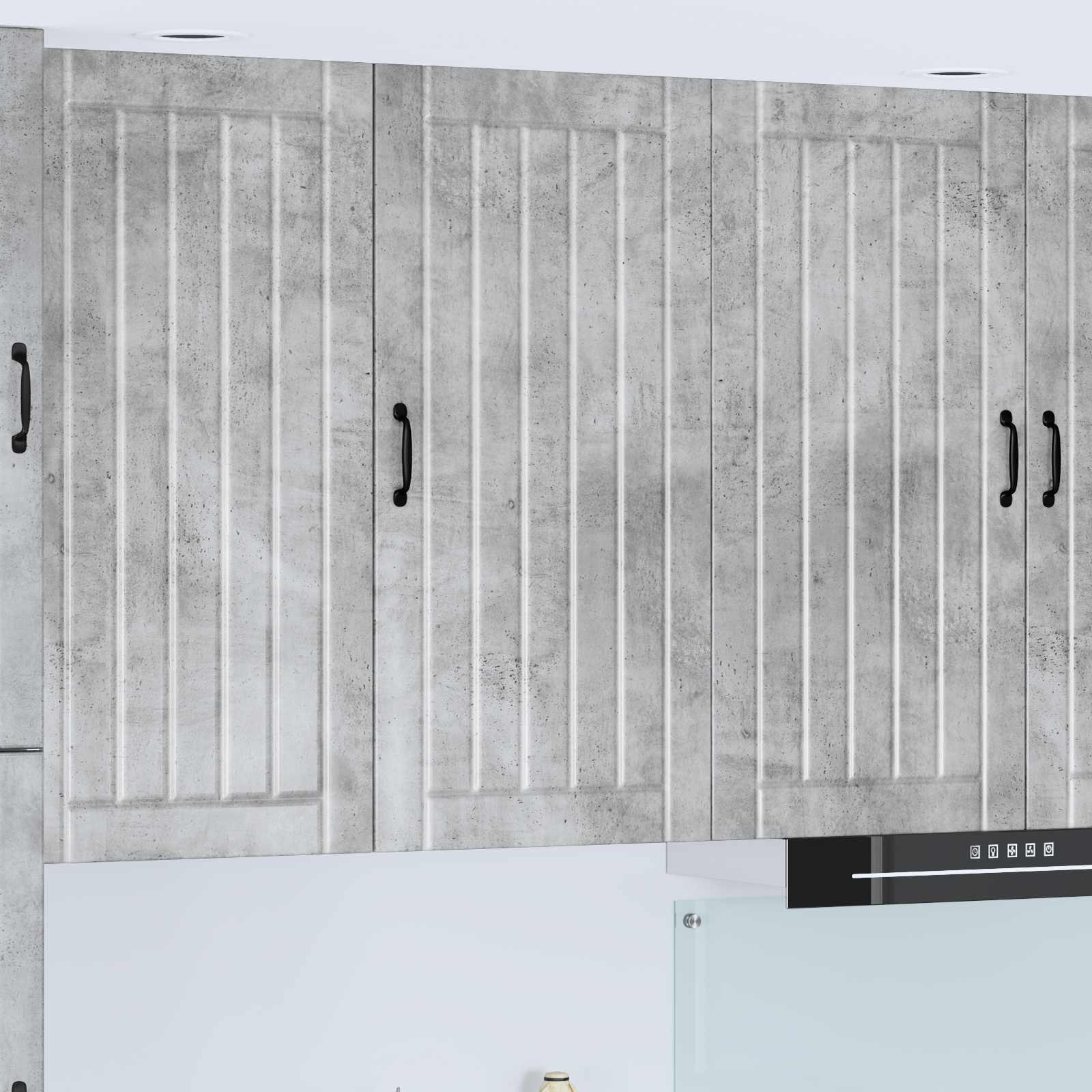 Wandschrank LUCCA Betongrau 50 x 31 x 100 cm Holzwerkstoff