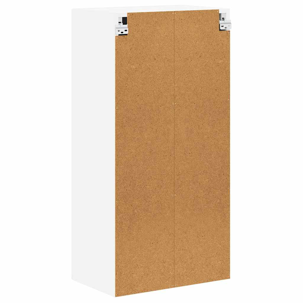 Wandschrank LUCCA Hochglanz Weiß 50 x 31 x 100 cm Holzwerkstoff