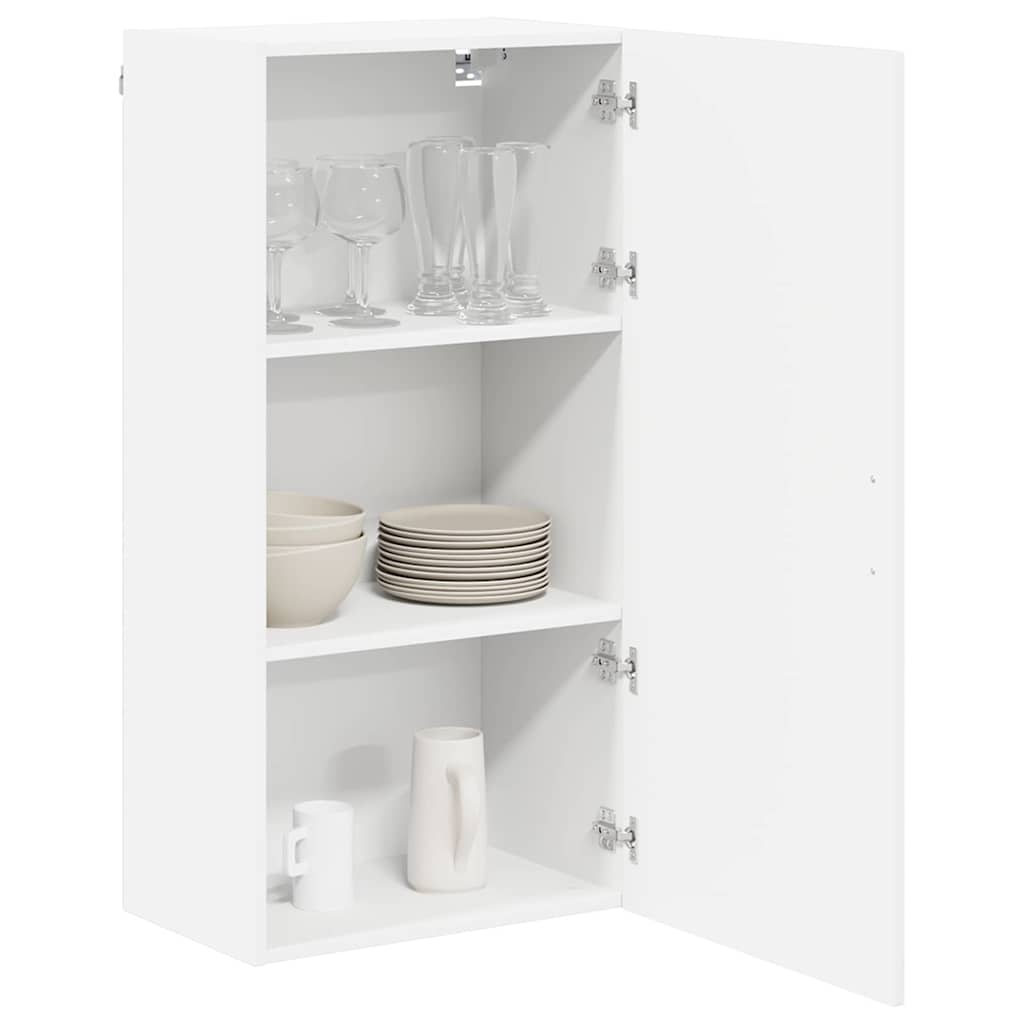 Wandschrank LUCCA Hochglanz Weiß 50 x 31 x 100 cm Holzwerkstoff