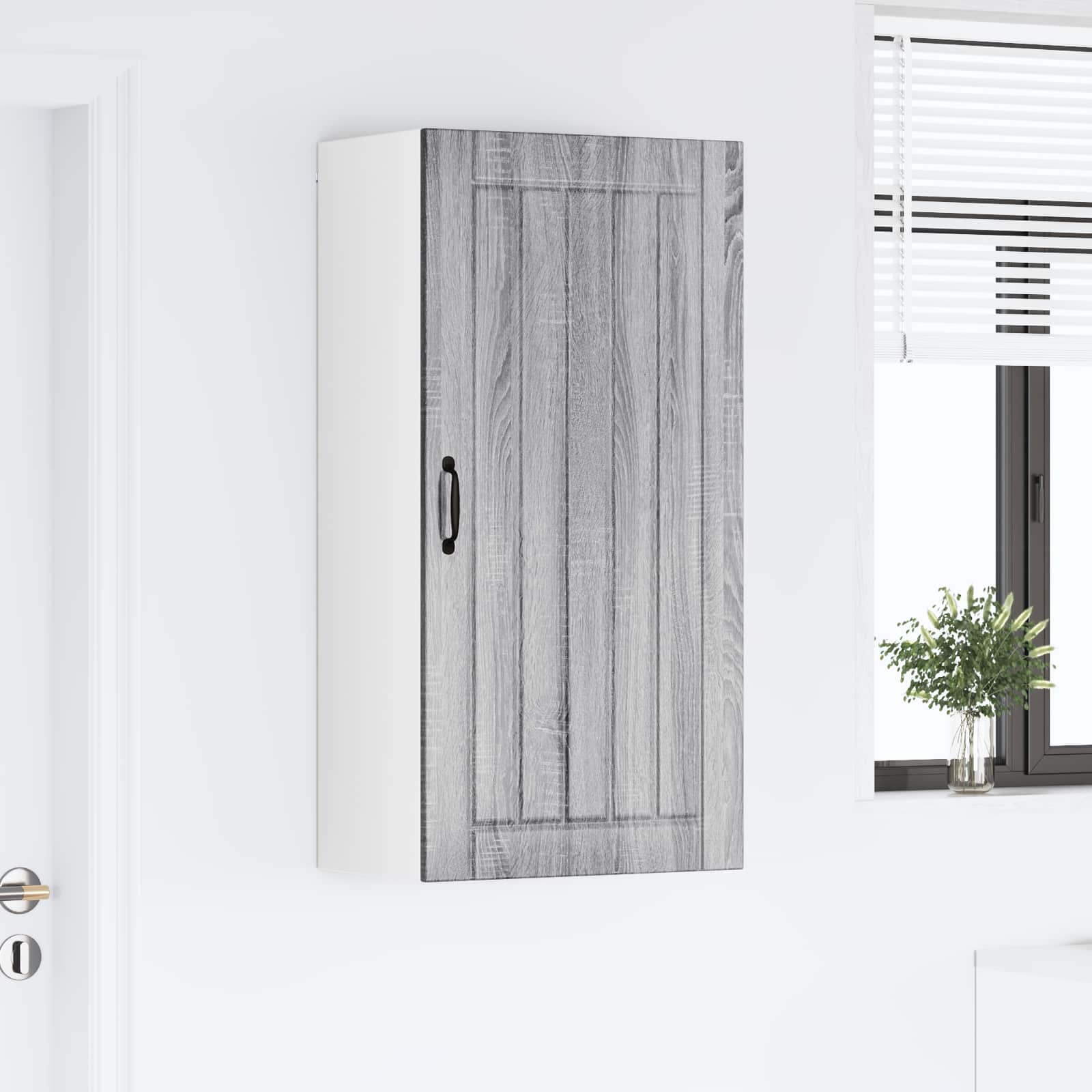 Wandschrank LUCCA Graues Sonoma 50 x 31 x 100 cm Holzwerkstoff