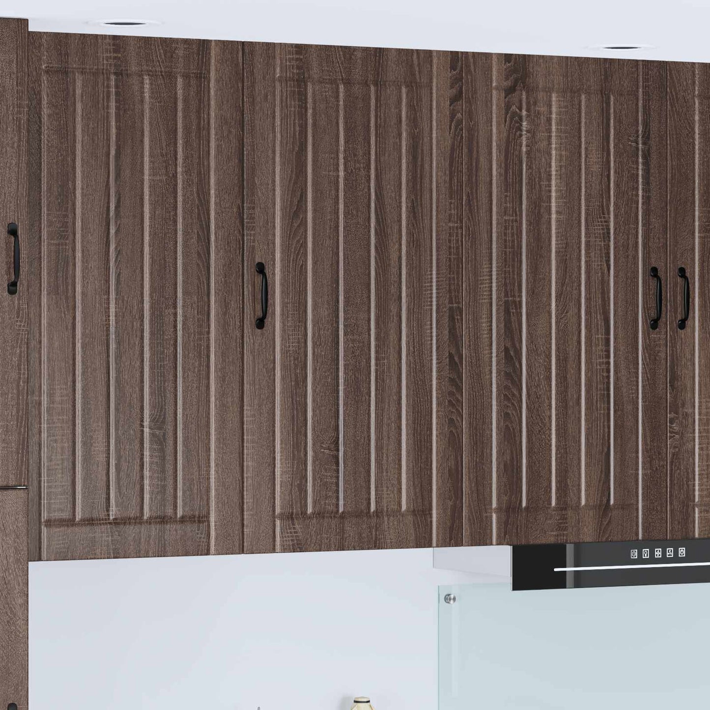 Wandschrank LUCCA Brauneiche 50 x 31 x 100 cm Holzwerkstoff