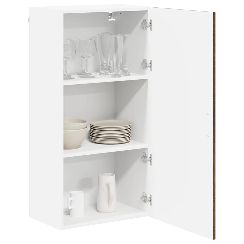 Wandschrank LUCCA Brauneiche 50 x 31 x 100 cm Holzwerkstoff