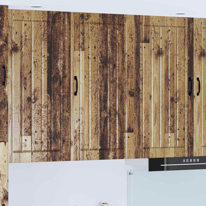 Wandschrank LUCCA Altholz 50 x 31 x 100 cm Holzwerkstoff