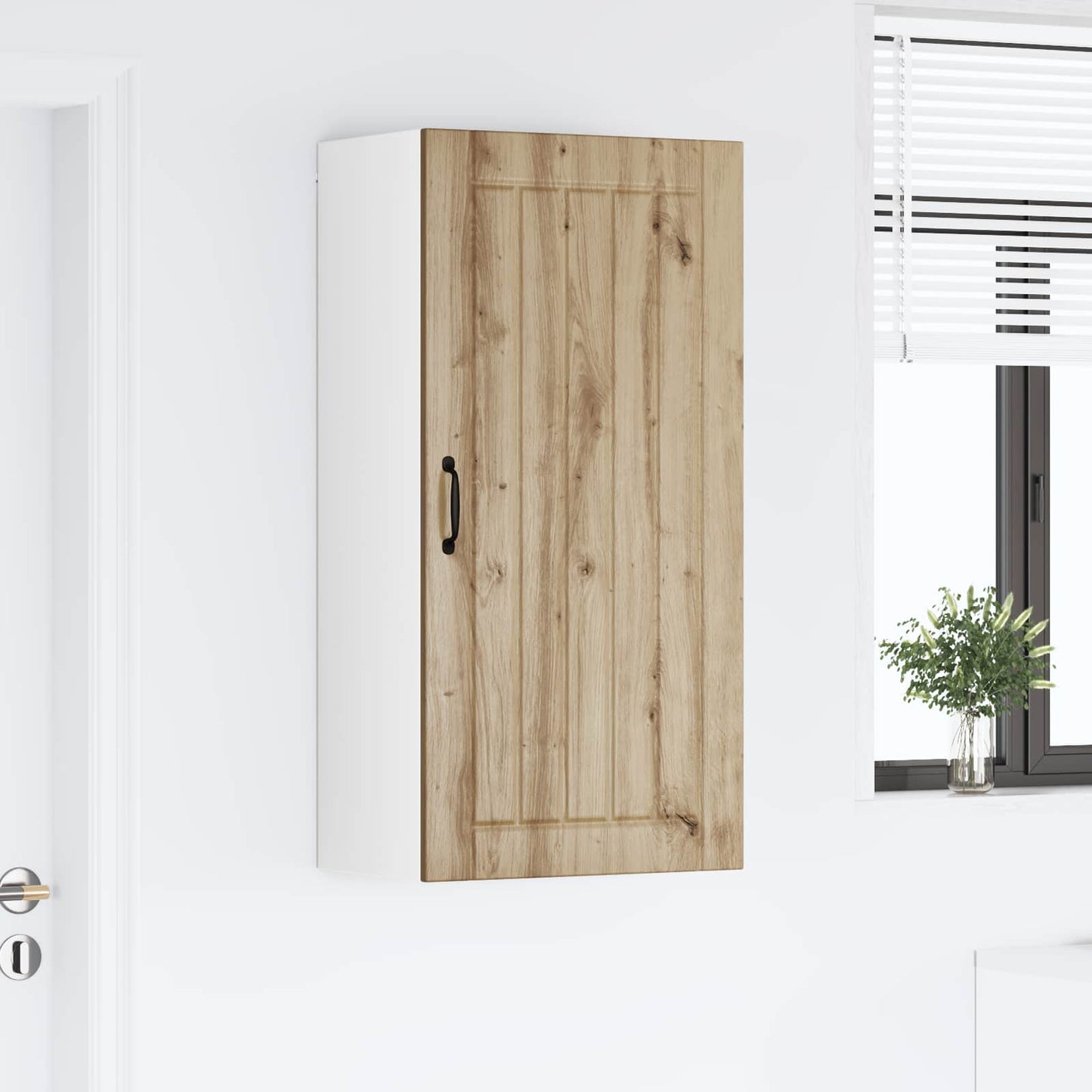 Wandschrank LUCCA Artisan-Eiche 50 x 31 x 100 cm Holzwerkstoff