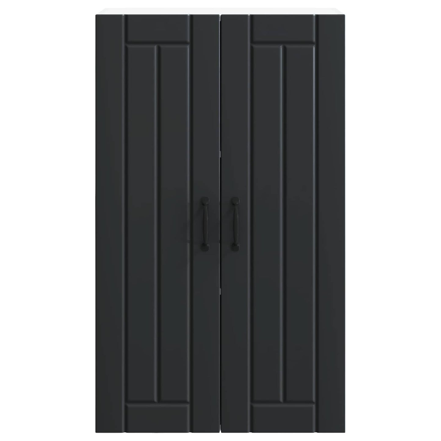Wandschrank LUCCA Schwarz 60 x 31 x 100 cm Holzwerkstoff
