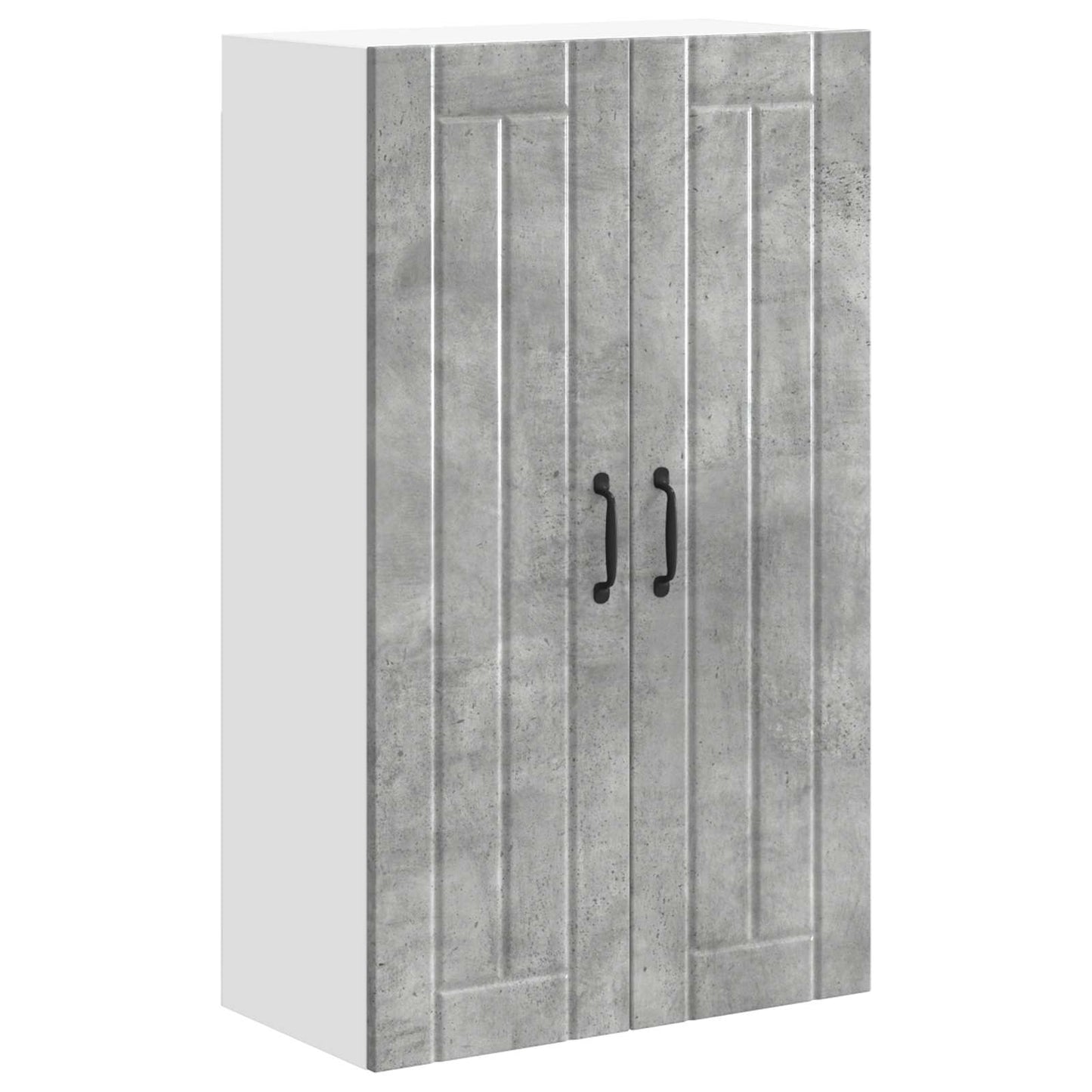 Wandschrank LUCCA Betongrau 60 x 31 x 100 cm Holzwerkstoff