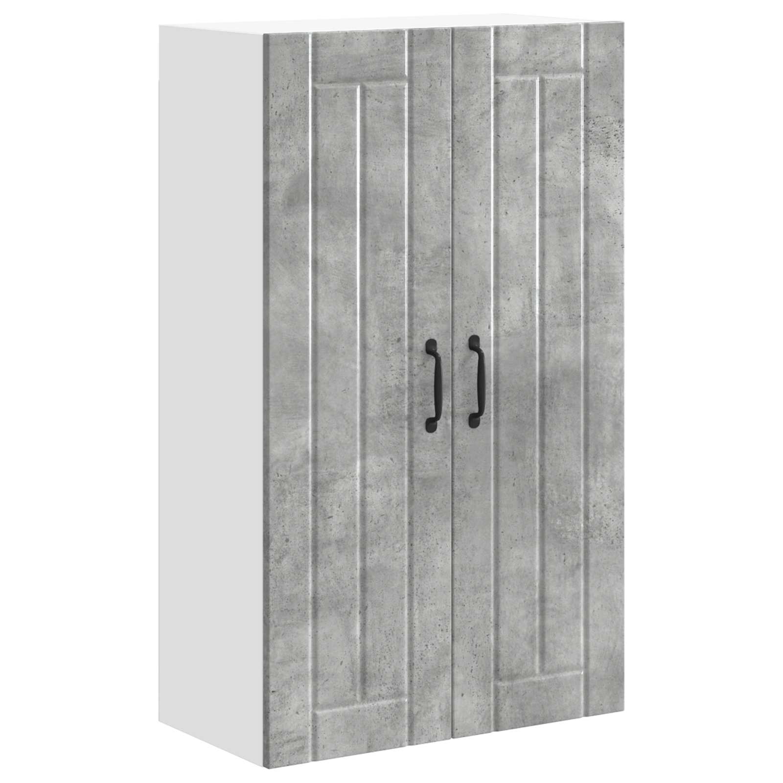 Wandschrank LUCCA Betongrau 60 x 31 x 100 cm Holzwerkstoff