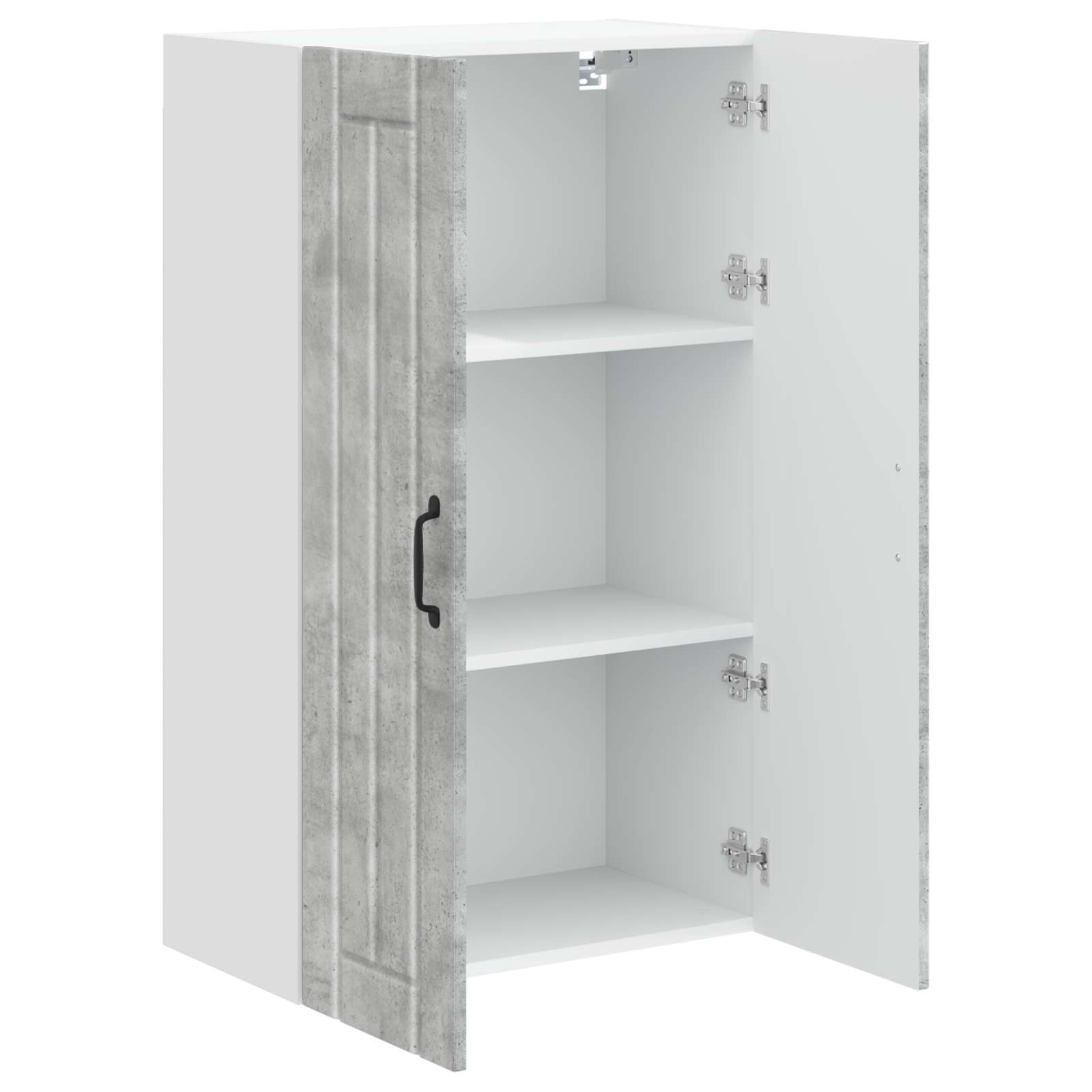 Wandschrank LUCCA Betongrau 60 x 31 x 100 cm Holzwerkstoff