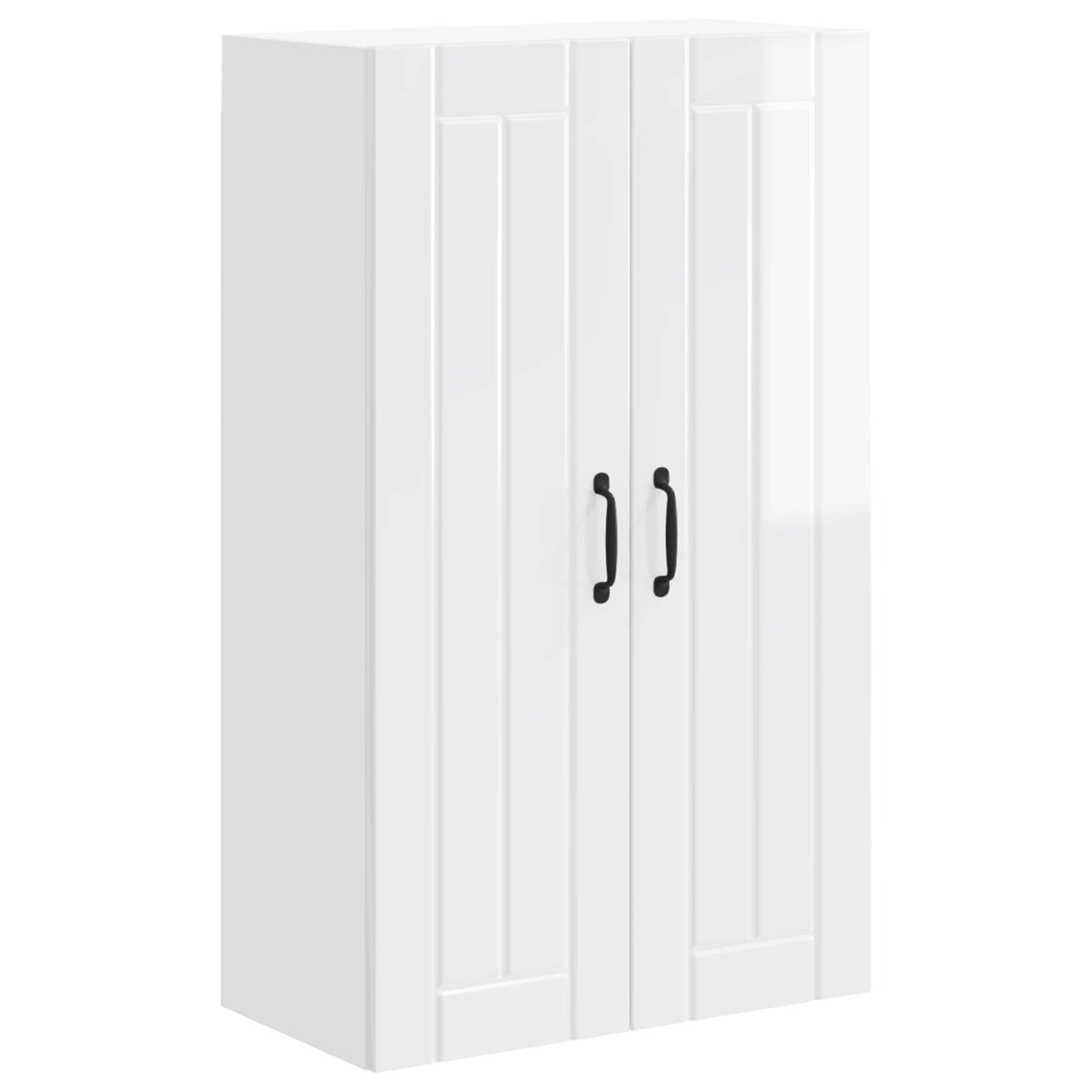 Wandschrank LUCCA Hochglanz Weiß 60 x 31 x 100 cm Holzwerkstoff