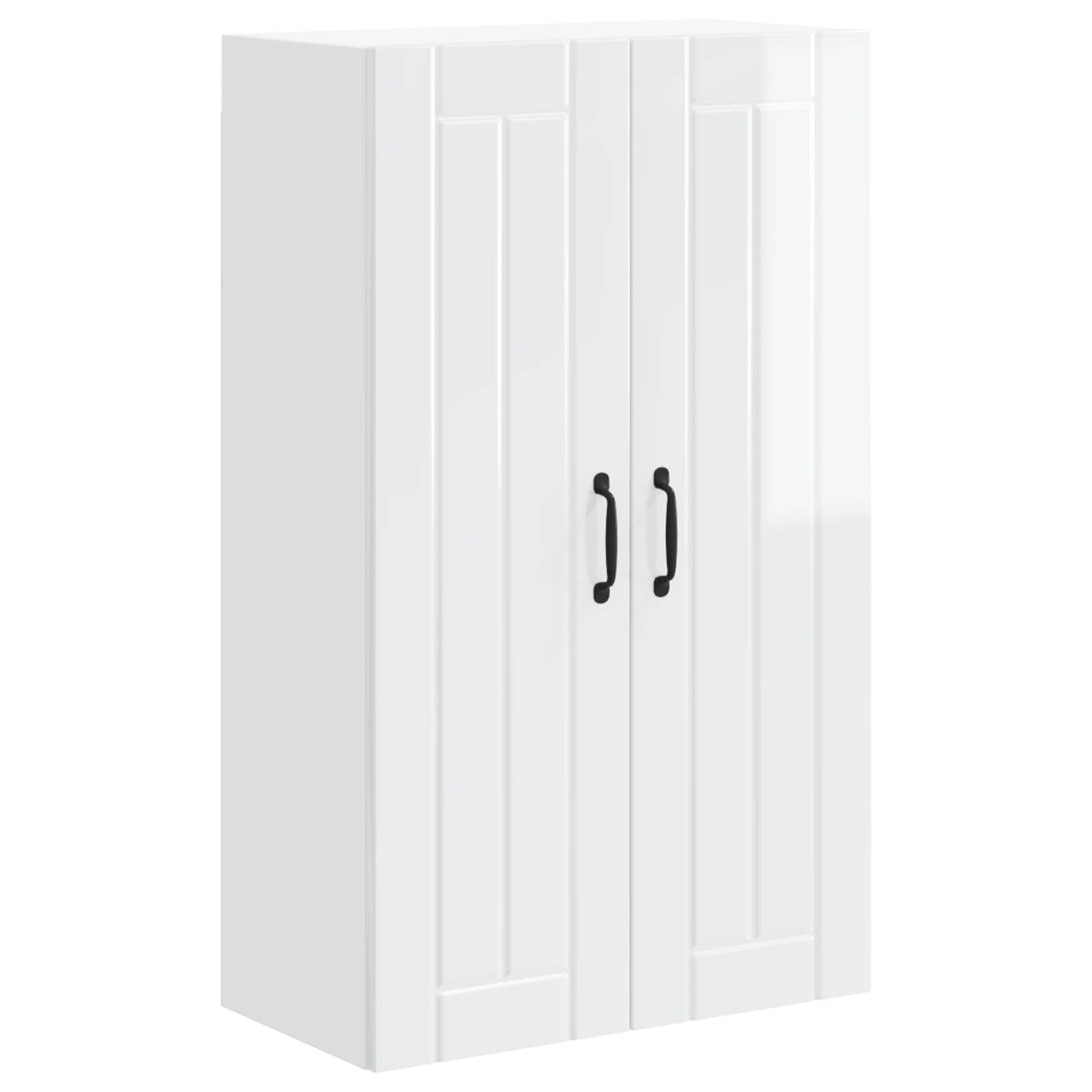 Wandschrank LUCCA Hochglanz Weiß 60 x 31 x 100 cm Holzwerkstoff