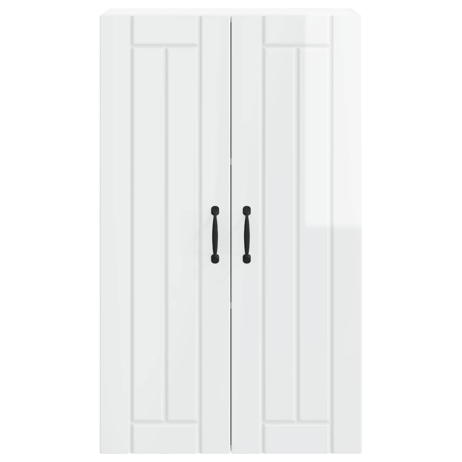 Wandschrank LUCCA Hochglanz Weiß 60 x 31 x 100 cm Holzwerkstoff