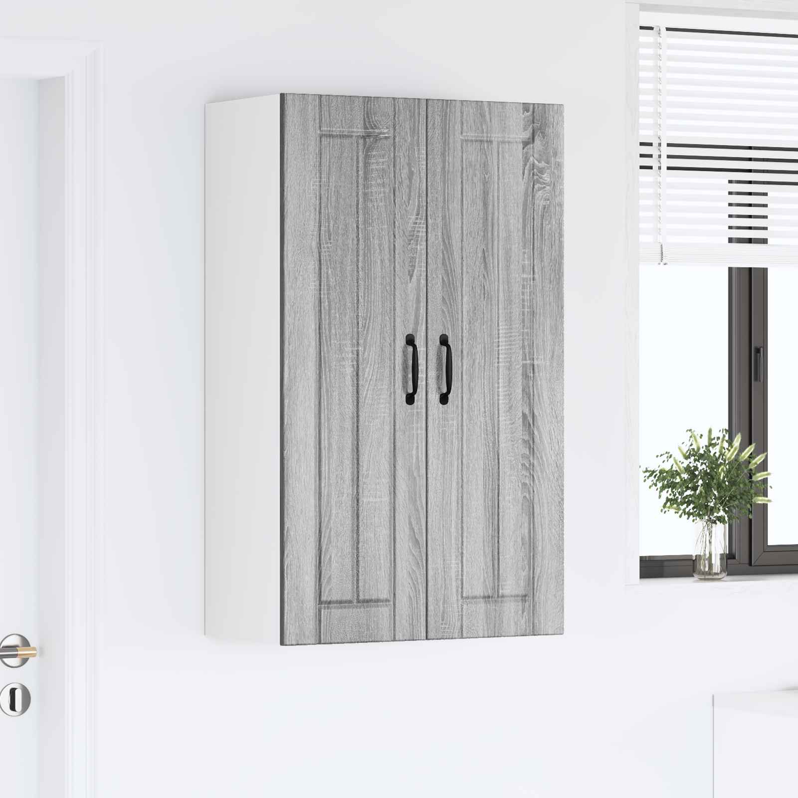 Wandschrank LUCCA Graues Sonoma 60 x 31 x 100 cm Holzwerkstoff