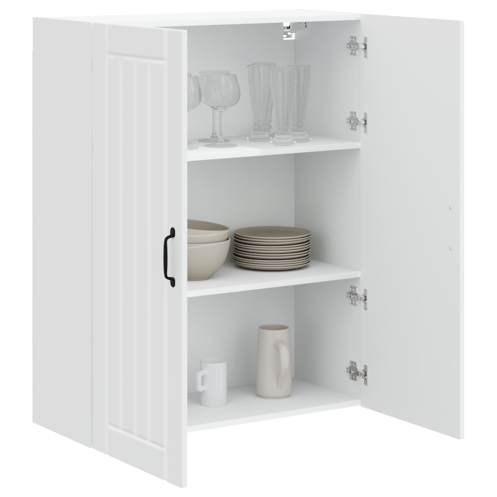 Wandschrank LUCCA Weiß 80 x 31 x 100 cm Holzwerkstoff