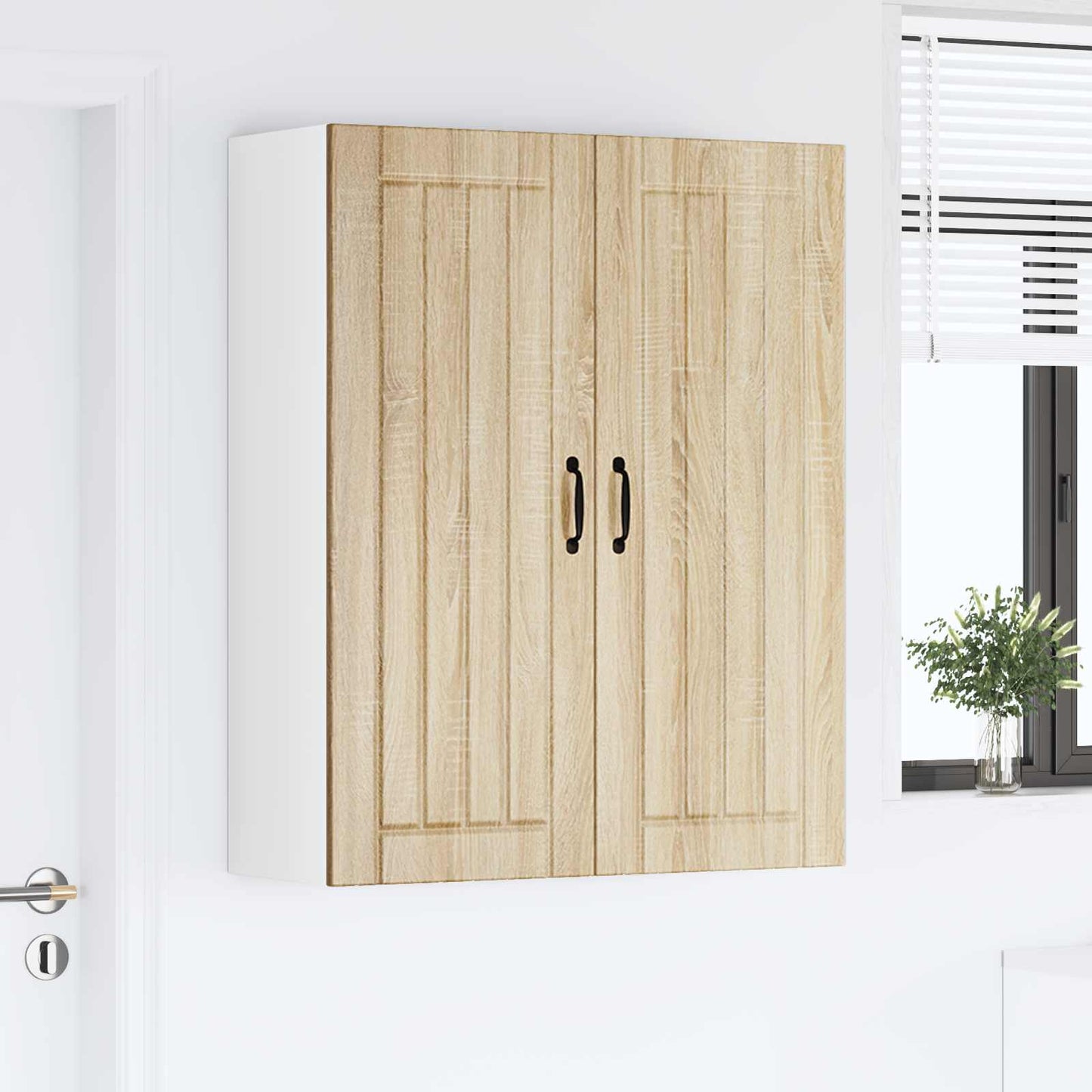 Wandschrank LUCCA Sonoma-Eiche 80 x 31 x 100 cm Holzwerkstoff