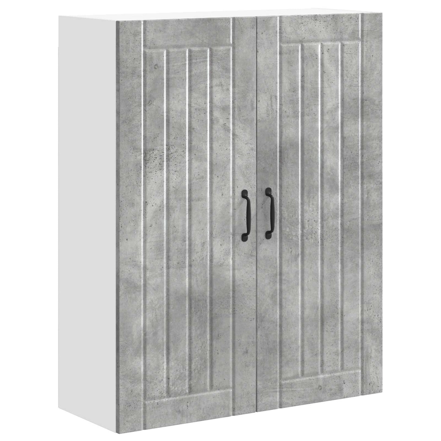 Wandschrank LUCCA Betongrau 80 x 31 x 100 cm Holzwerkstoff