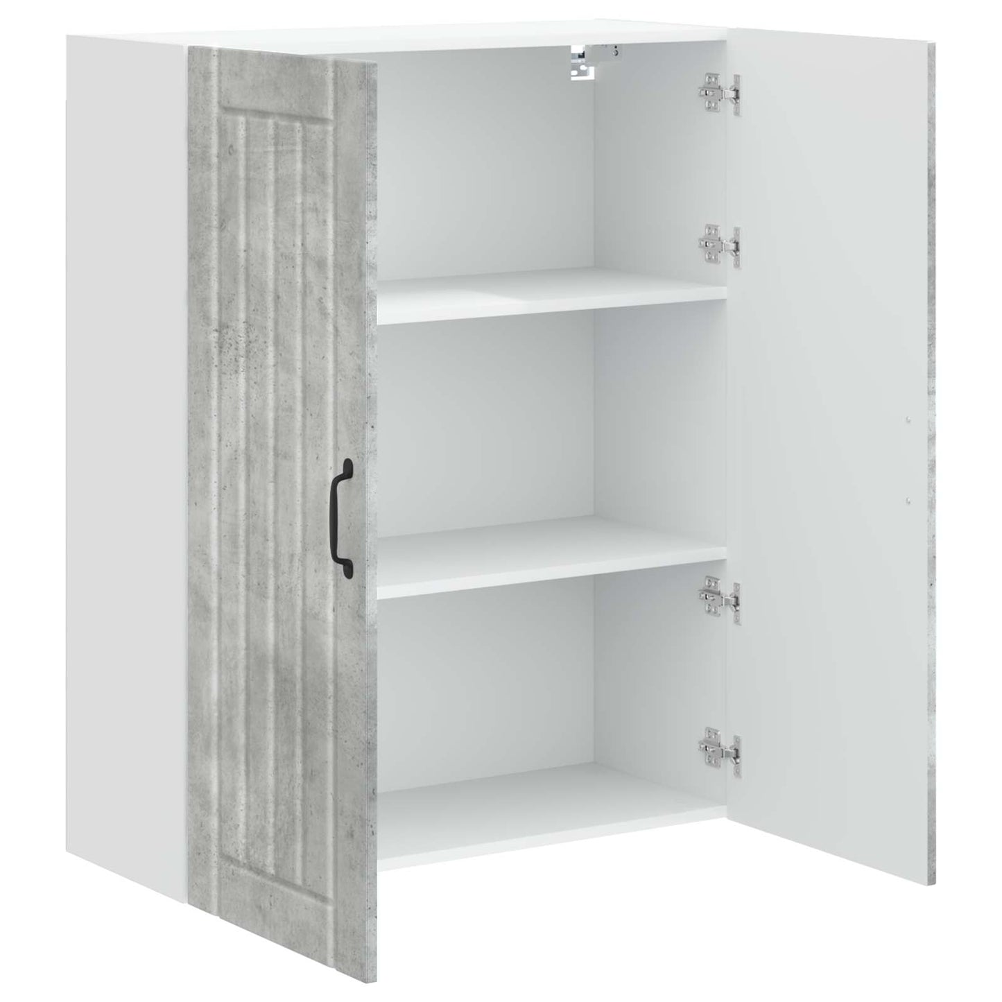 Wandschrank LUCCA Betongrau 80 x 31 x 100 cm Holzwerkstoff