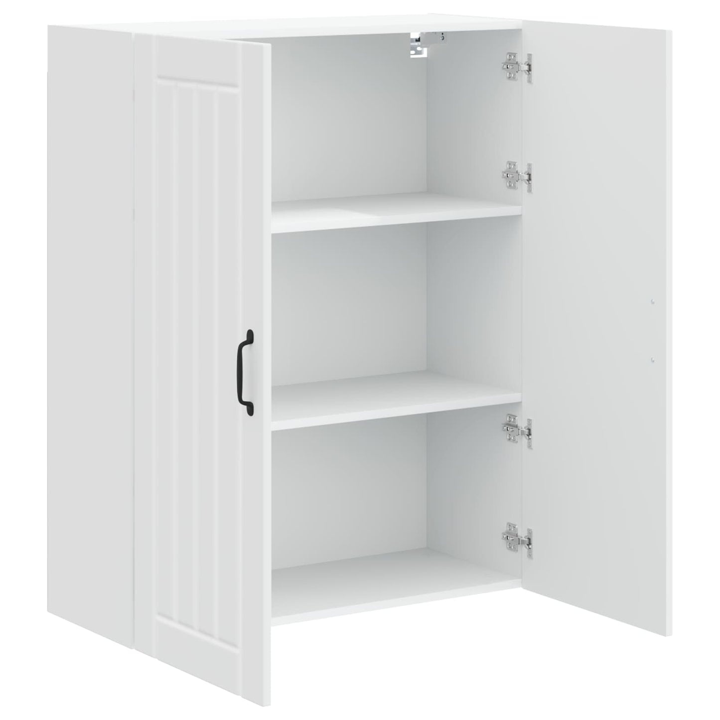 Wandschrank LUCCA Hochglanz Weiß 80 x 31 x 100 cm Holzwerkstoff