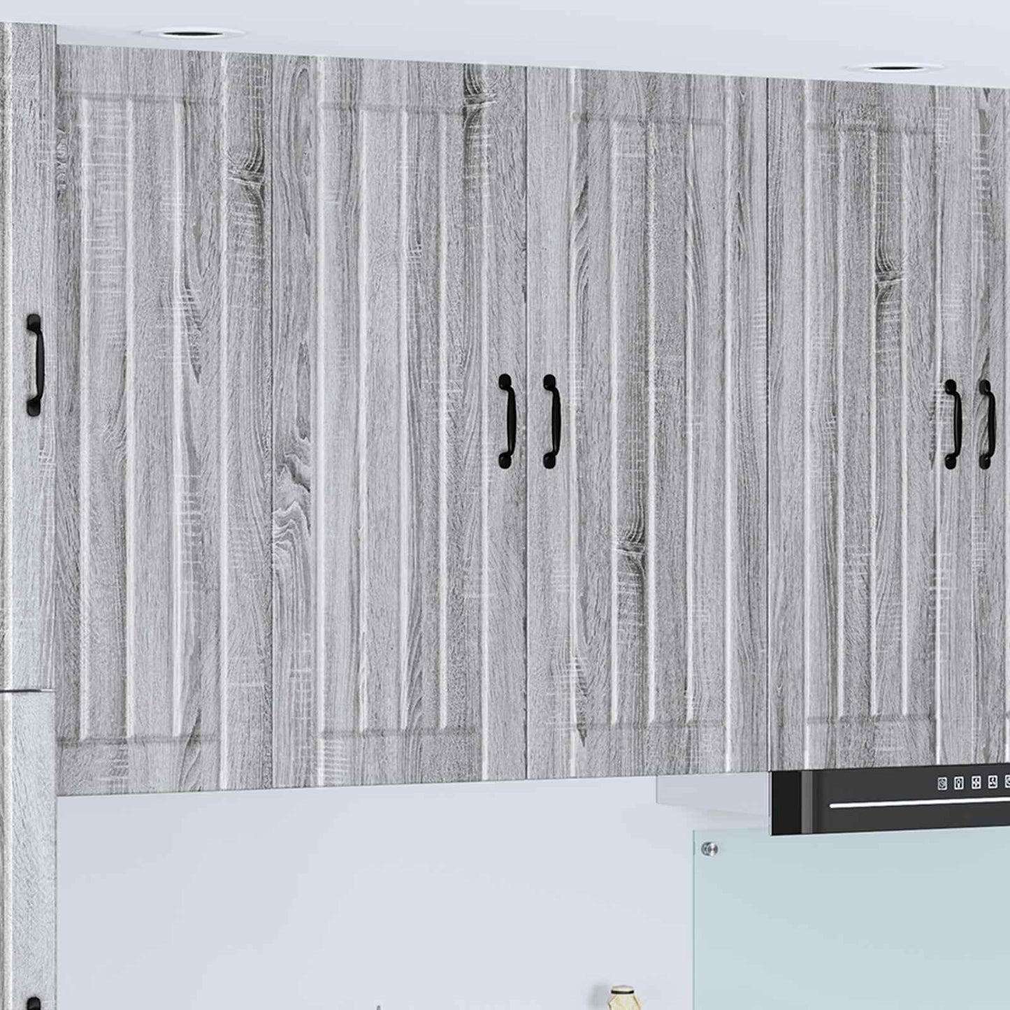 Wandschrank LUCCA Graues Sonoma 80 x 31 x 100 cm Holzwerkstoff