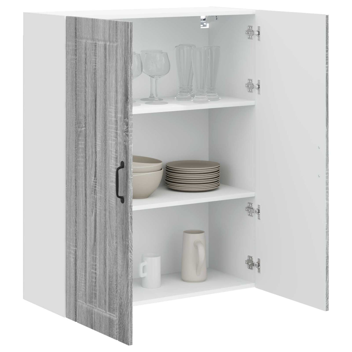 Wandschrank LUCCA Graues Sonoma 80 x 31 x 100 cm Holzwerkstoff