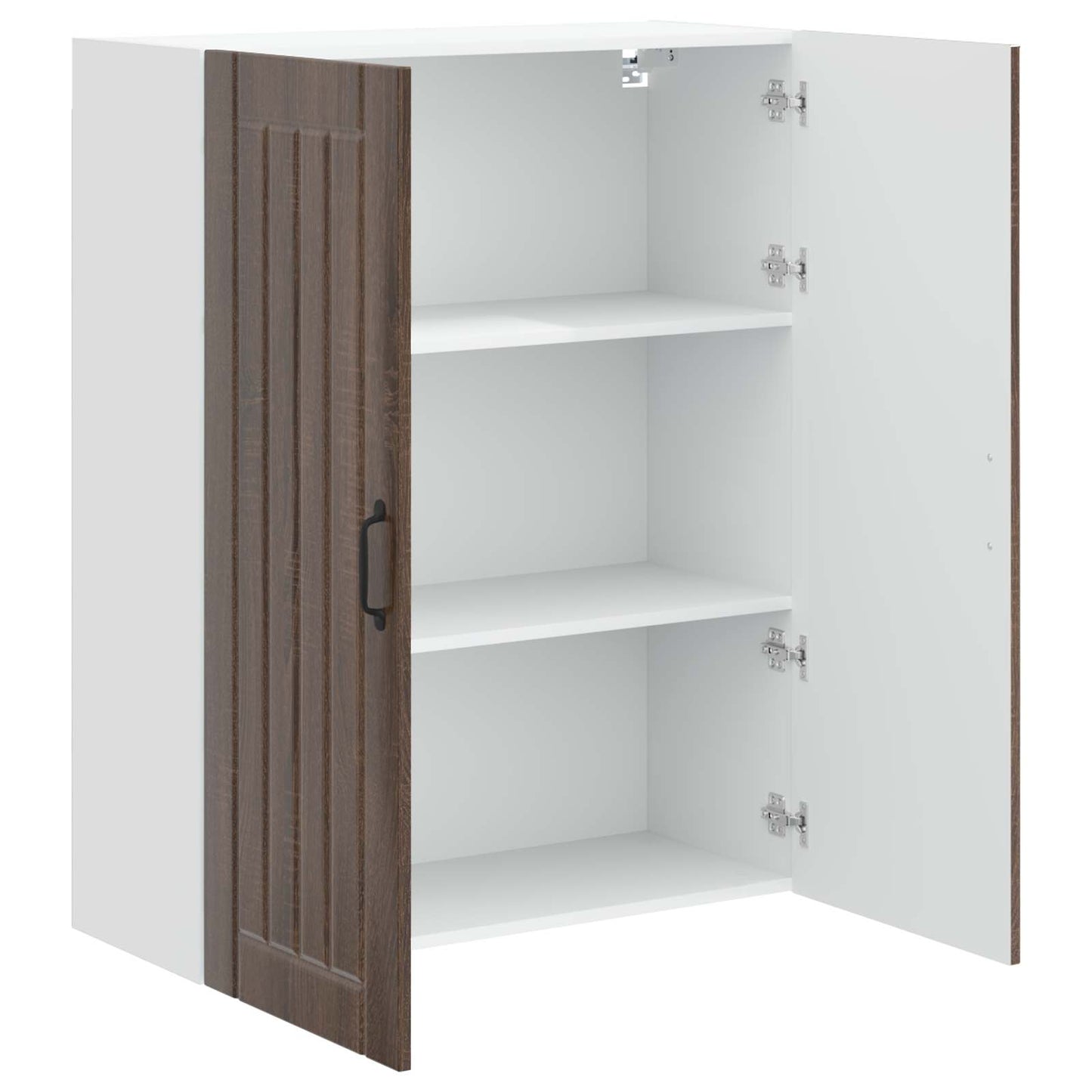 Wandschrank LUCCA Brauneiche 80 x 31 x 100 cm Holzwerkstoff