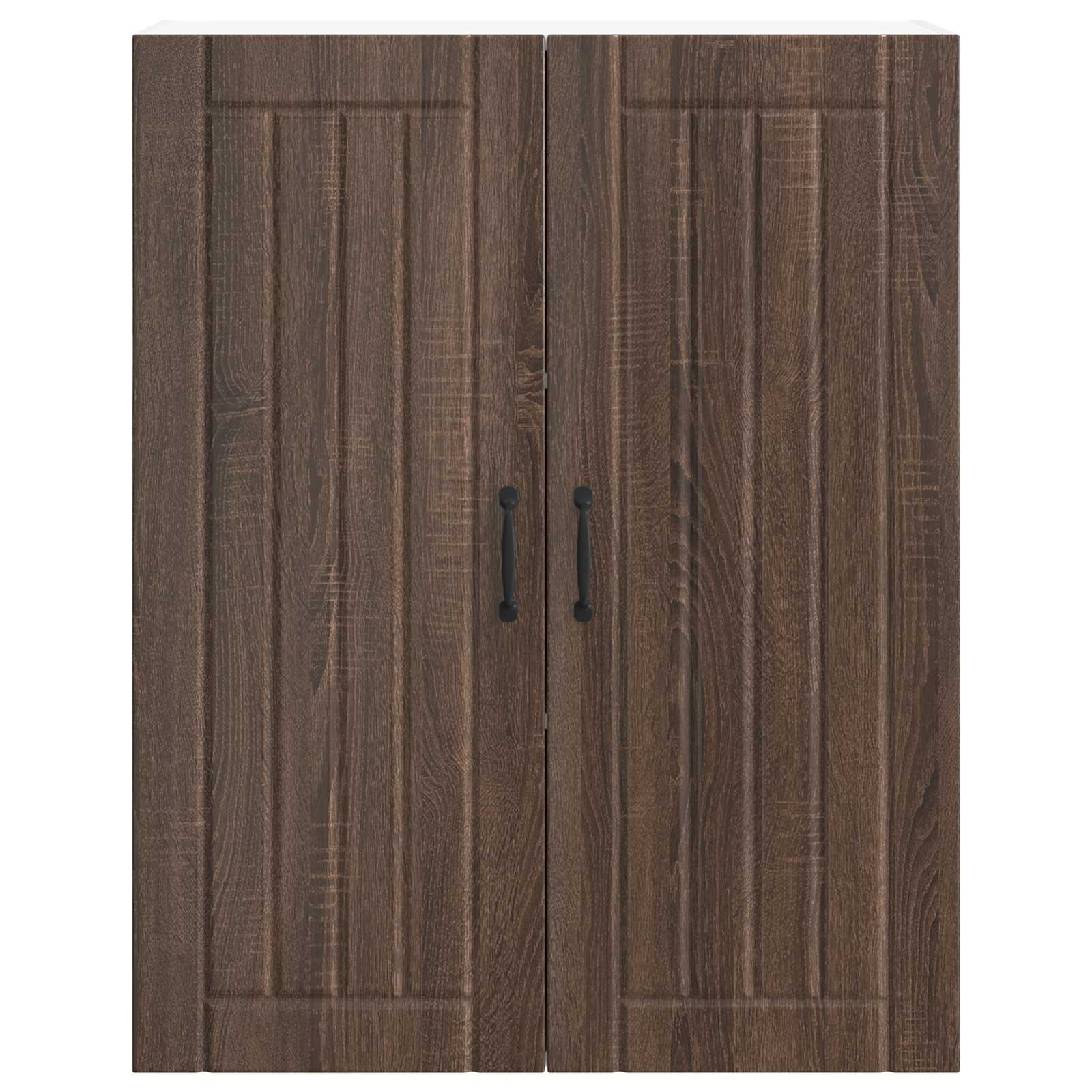 Wandschrank LUCCA Brauneiche 80 x 31 x 100 cm Holzwerkstoff