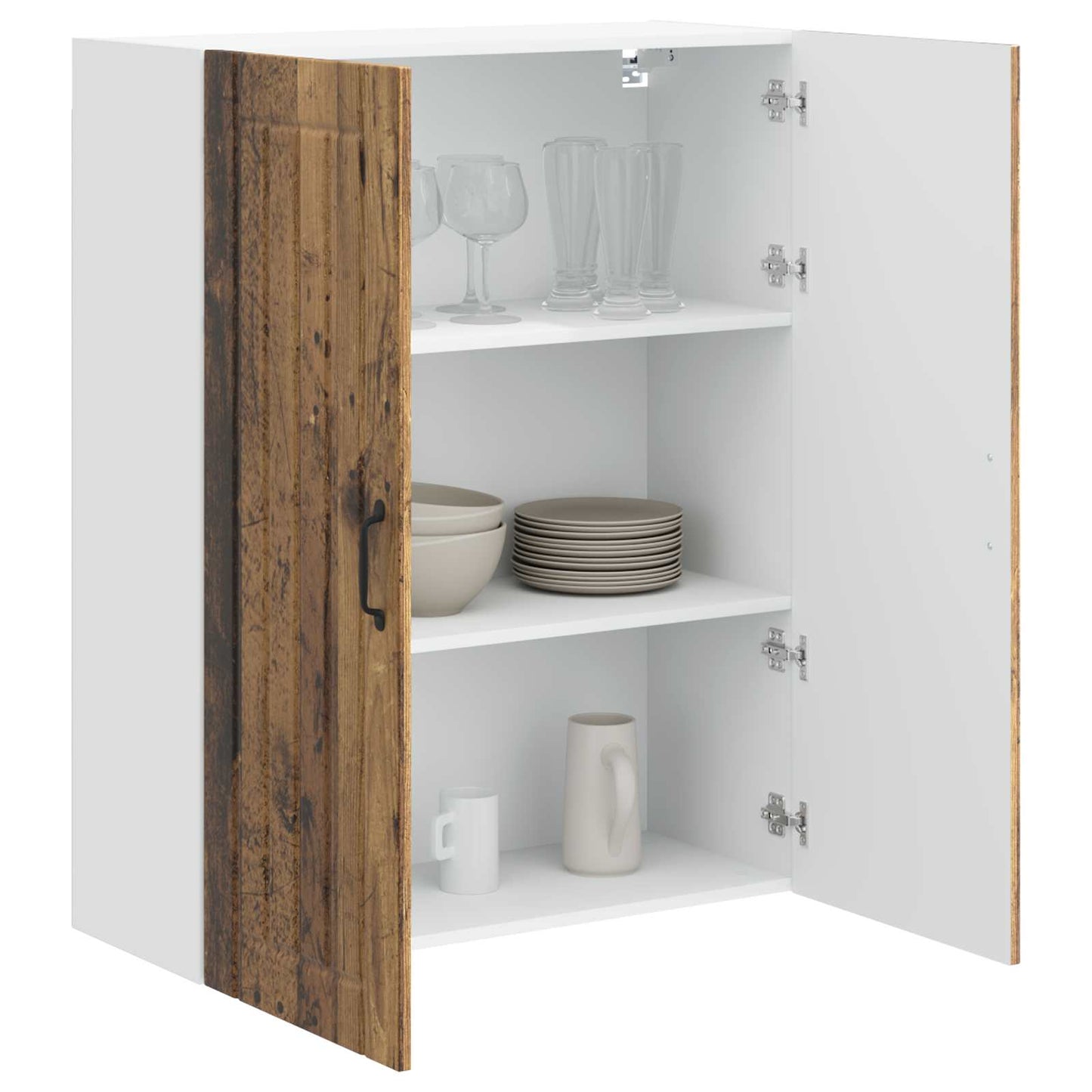 Wandschrank LUCCA Altholz 80 x 31 x 100 cm Holzwerkstoff