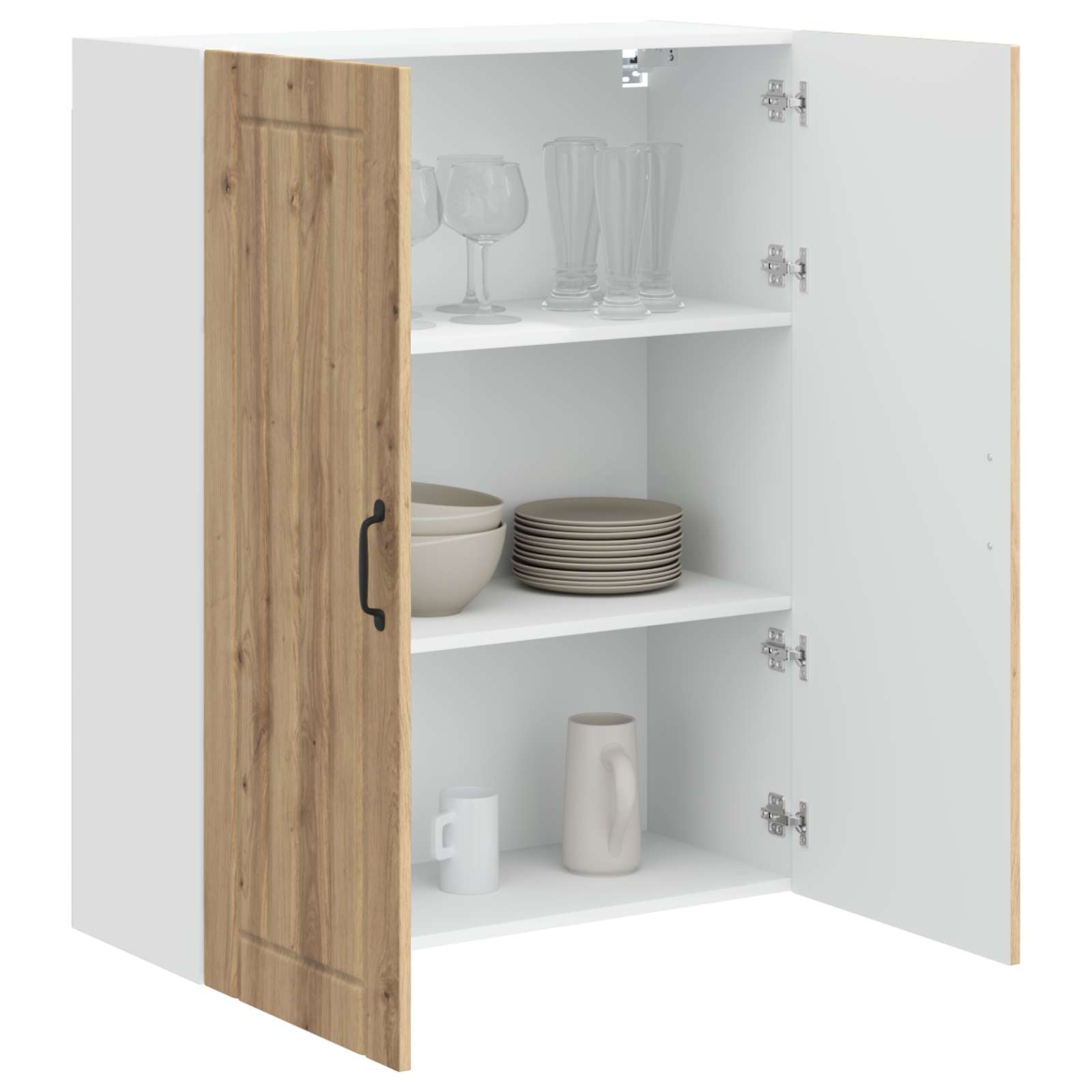 Wandschrank LUCCA Artisan-Eiche 80 x 31 x 100 cm Holzwerkstoff