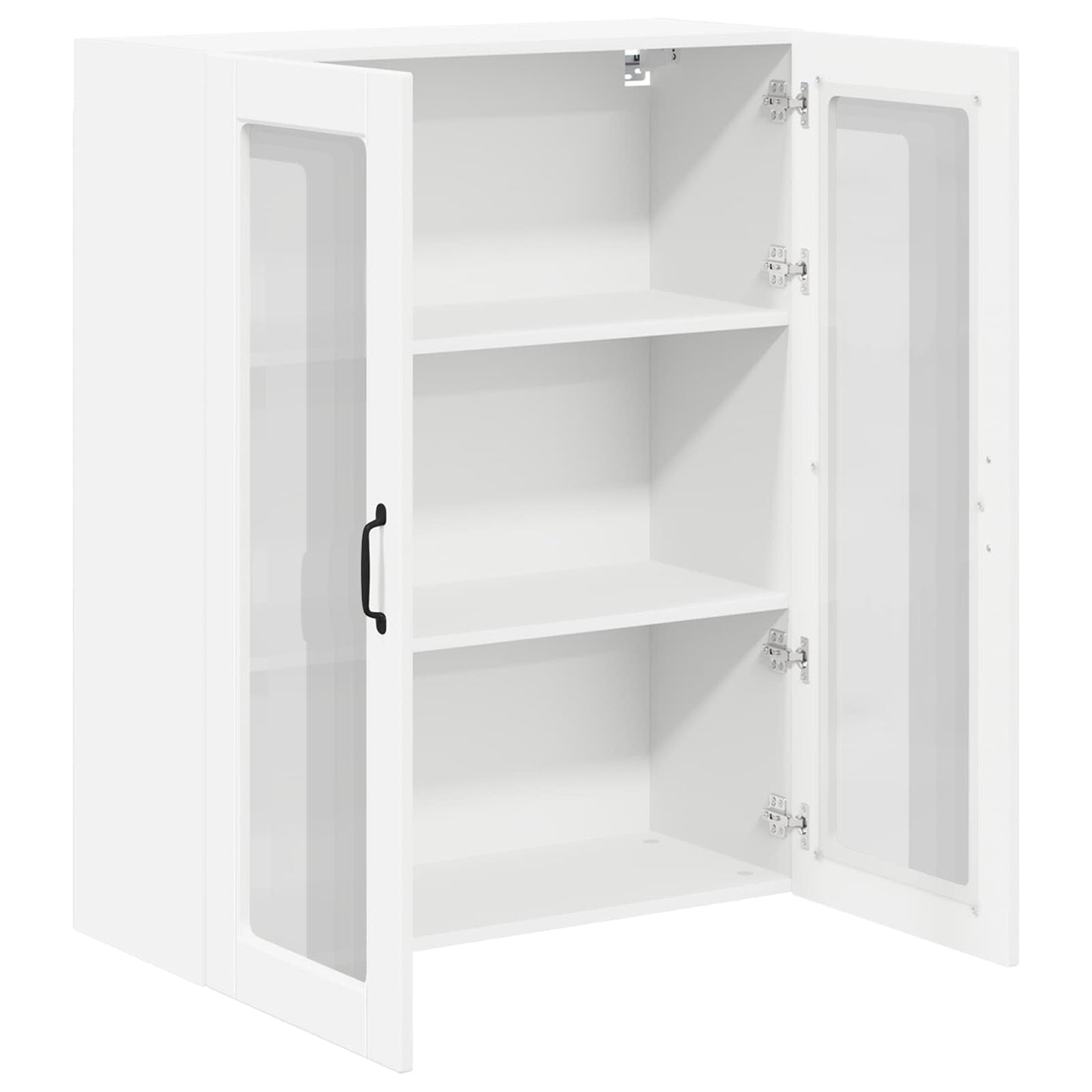 Wandglas-Schrank LUCCA Weiß 80 x 31 x 100 cm Holzwerkstoff