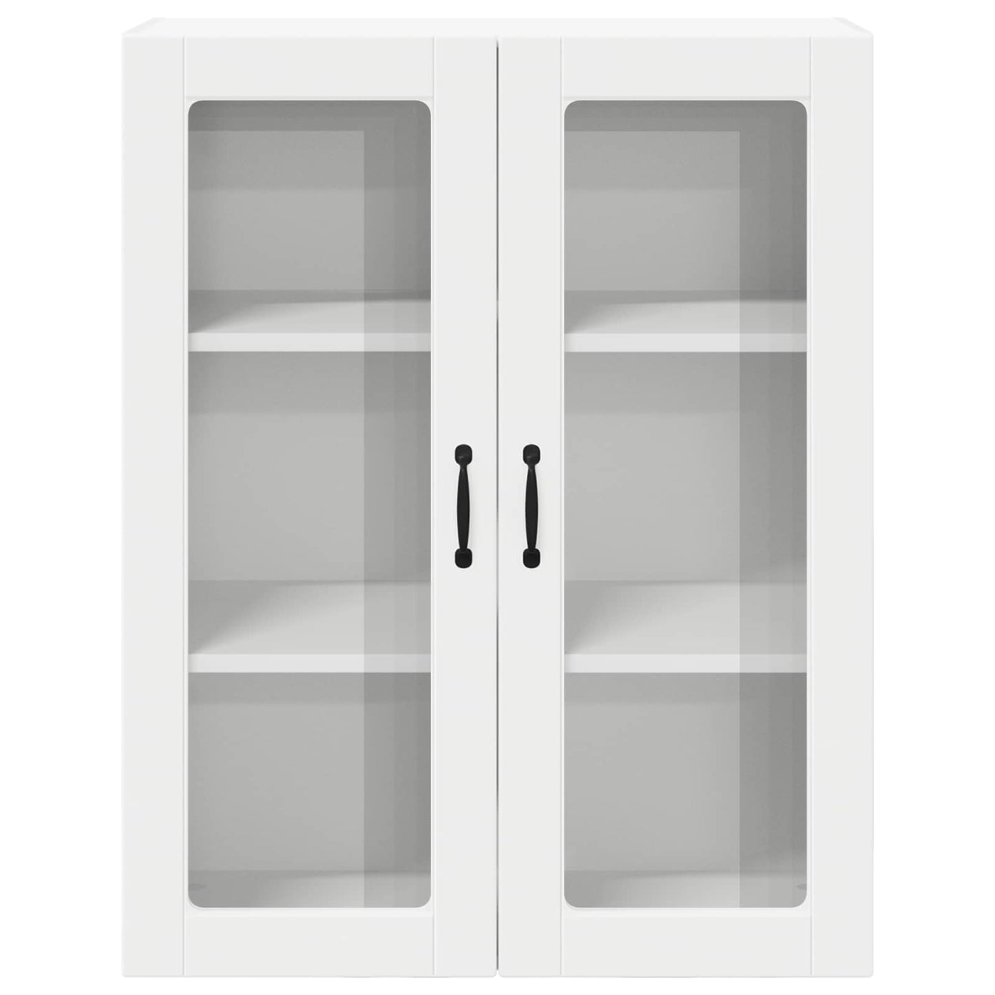 Wandglas-Schrank LUCCA Weiß 80 x 31 x 100 cm Holzwerkstoff