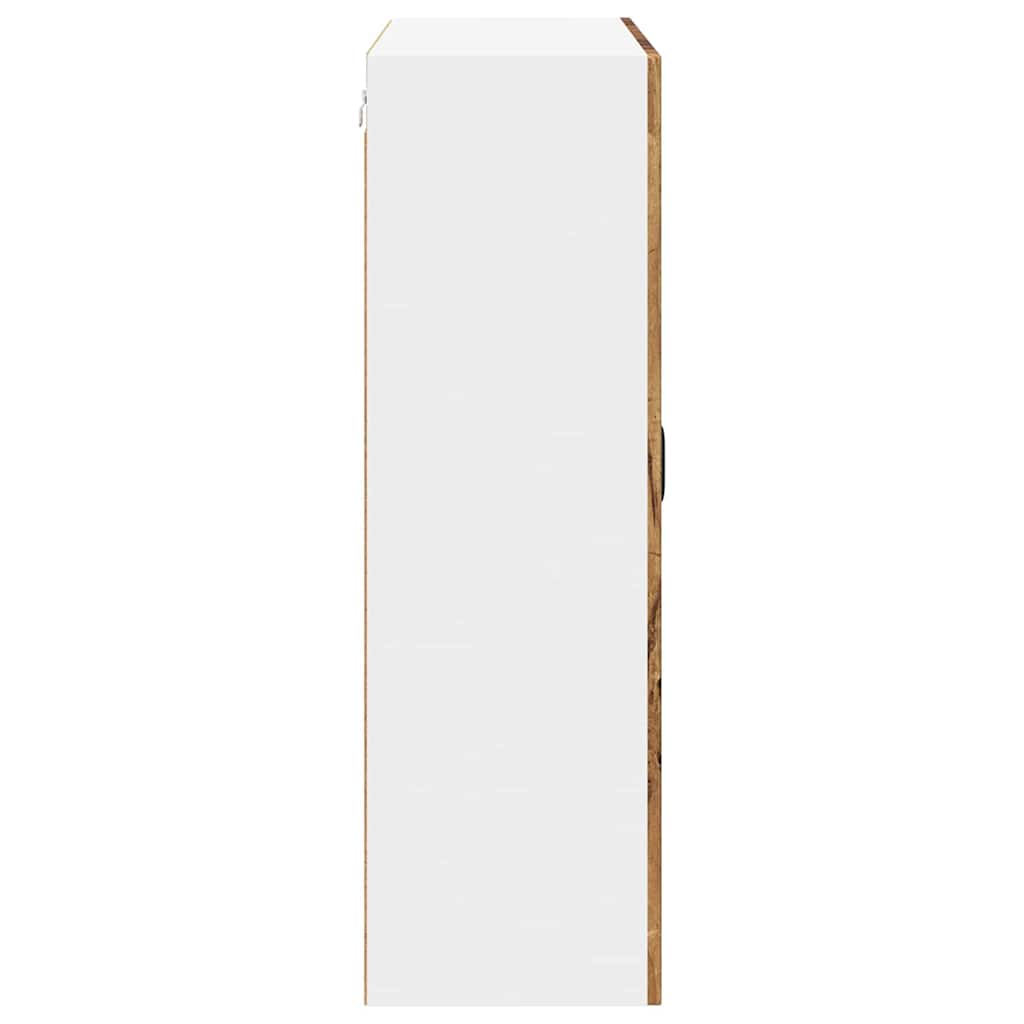 Wandglas-Schrank LUCCA Altholz 80 x 31 x 100 cm Holzwerkstoff