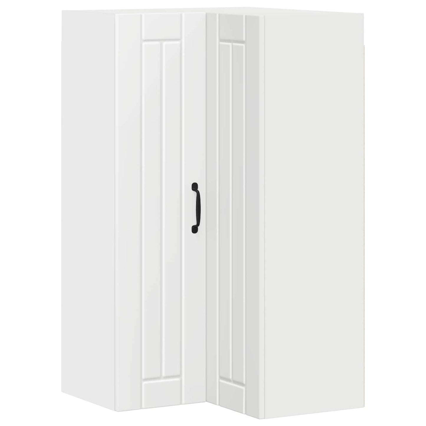 Wand-Eckschrank LUCCA Weiß 57 x 57 x 100 cm Holzwerkstoff