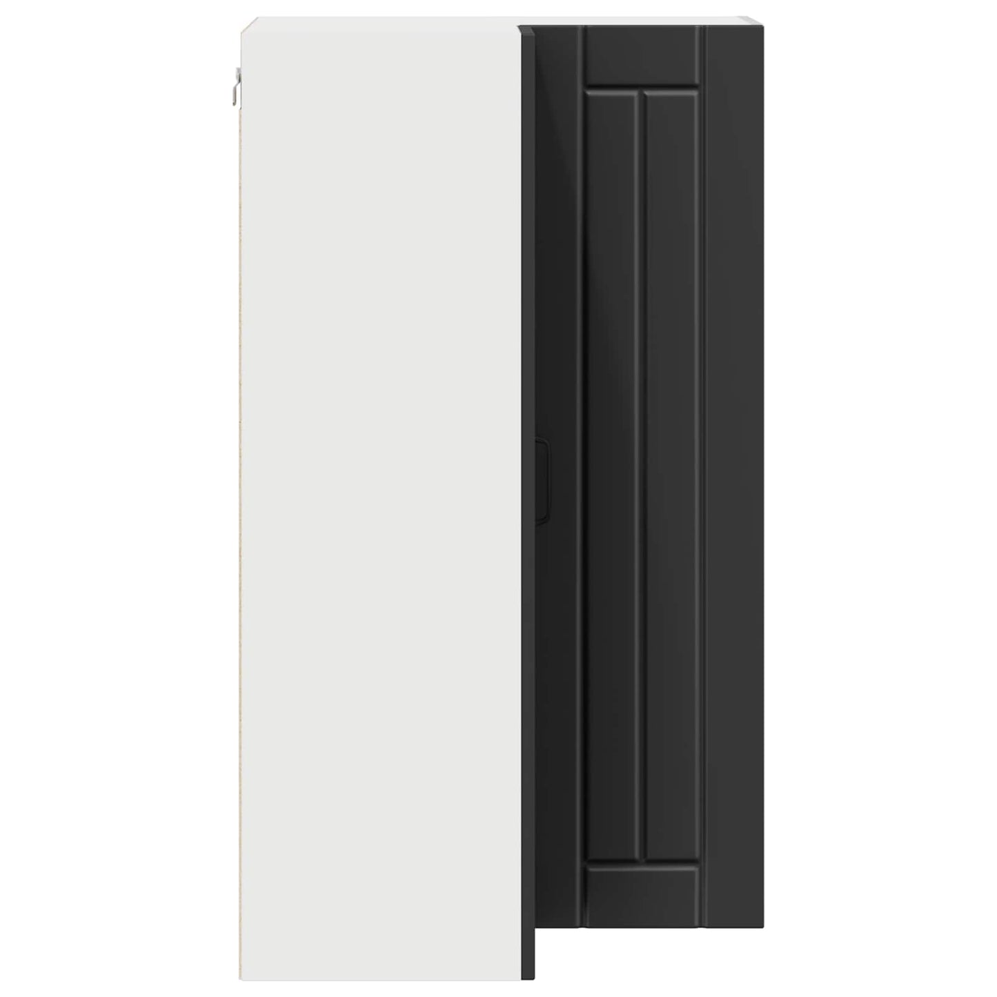 Wand-Eckschrank LUCCA Schwarz 57 x 57 x 100 cm Holzwerkstoff