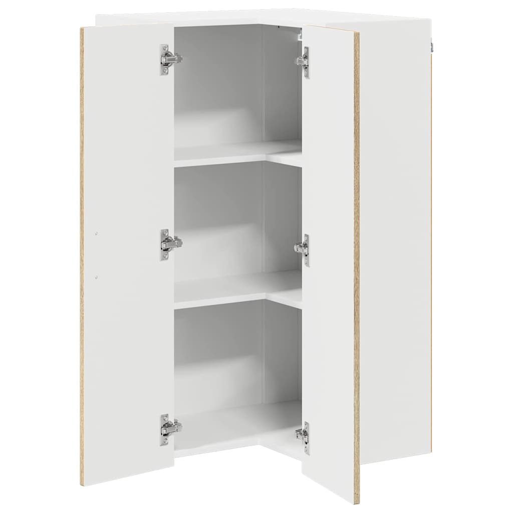 Wand-Eckschrank LUCCA Sonoma-Eiche 57 x 57 x 100 cm