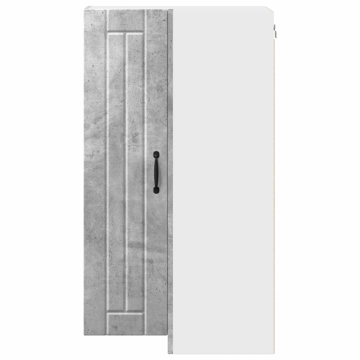 Wand-Eckschrank LUCCA Betongrau 57 x 57 x 100 cm Holzwerkstoff