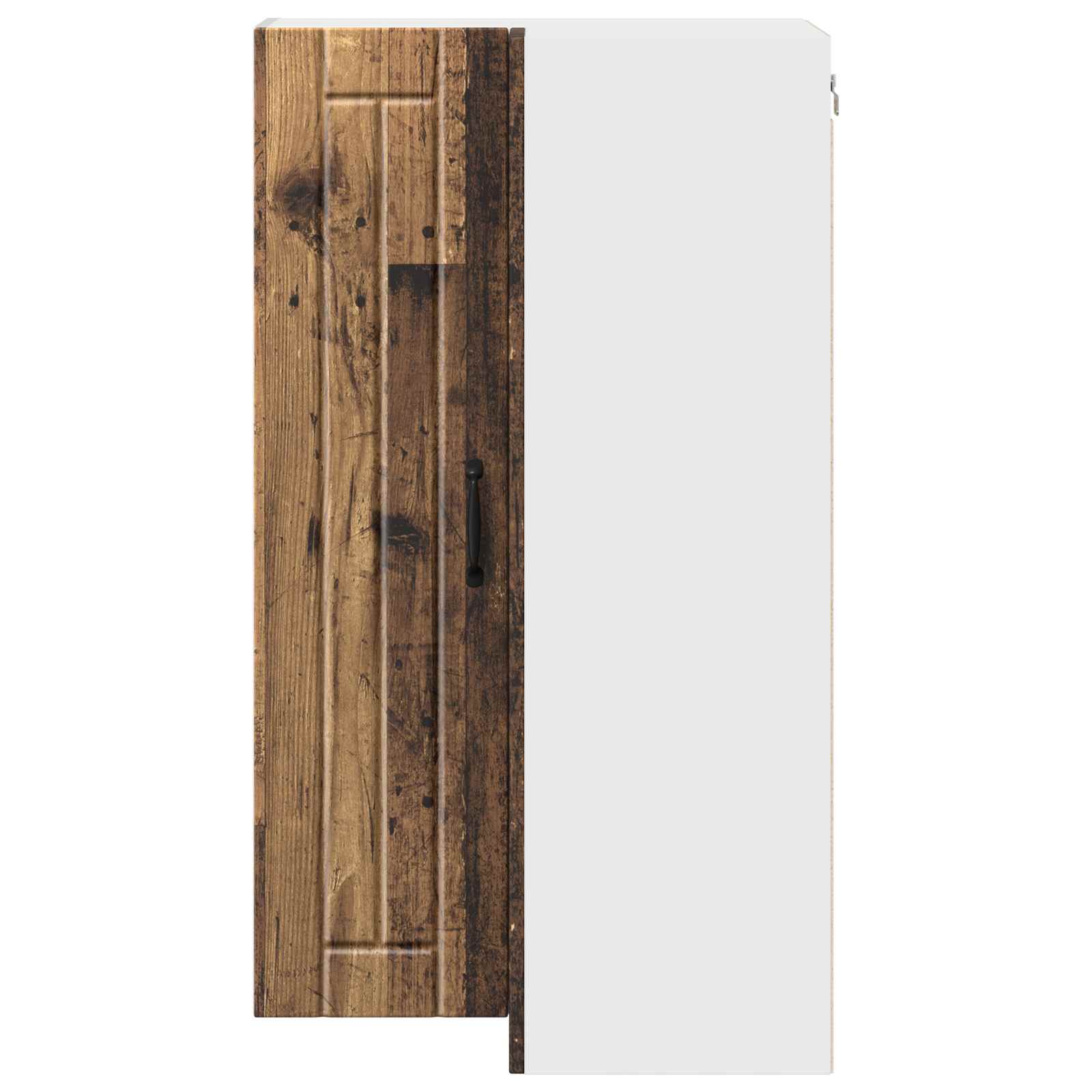 Wand-Eckschrank LUCCA Altholz 57 x 57 x 100 cm Holzwerkstoff