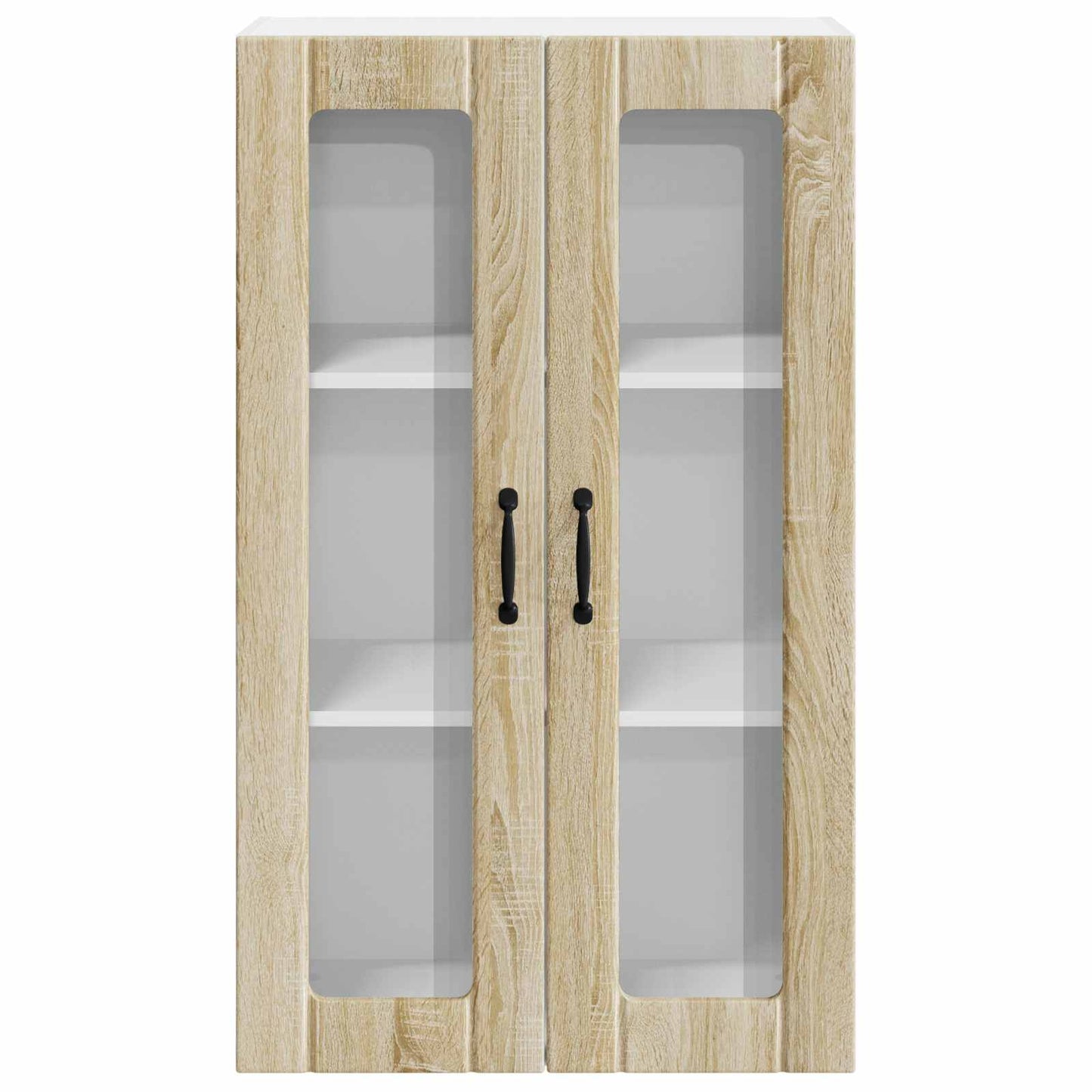 Wandglas-Schrank LUCCA Sonoma-Eiche 60 x 31 x 100 cm