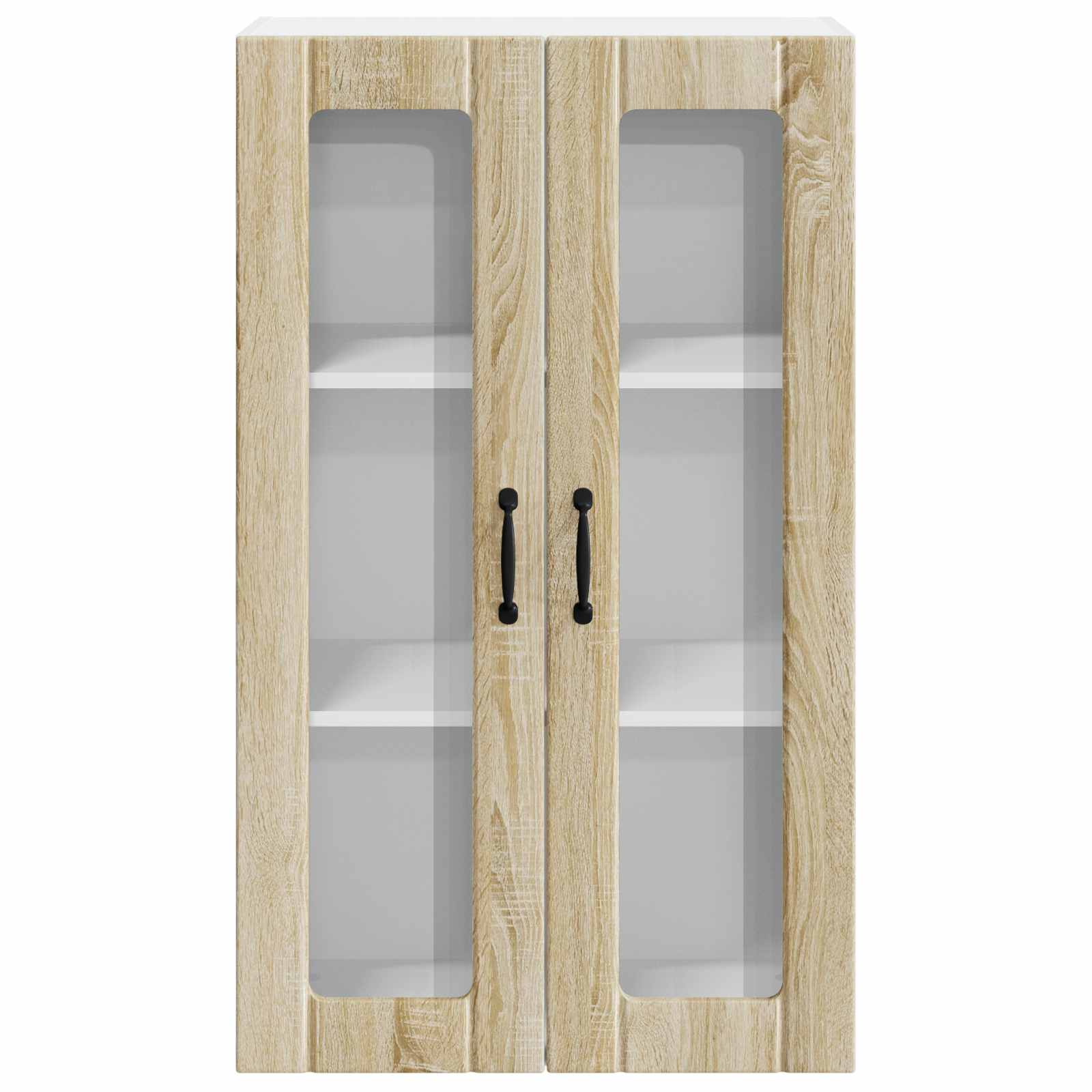 Wandglas-Schrank LUCCA Sonoma-Eiche 60 x 31 x 100 cm