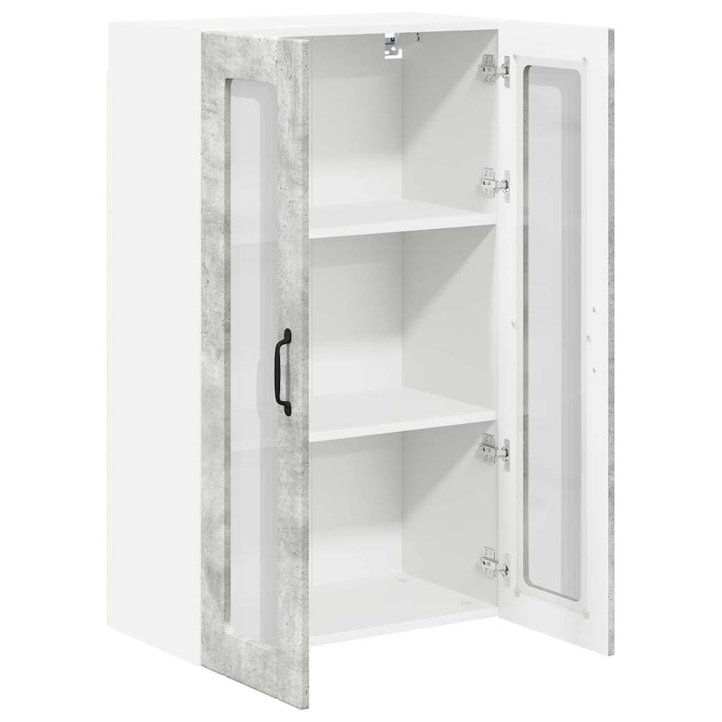 Küchenwandschrank Beton Grau 60 x 31 x 100 cm Holzwerkstoff