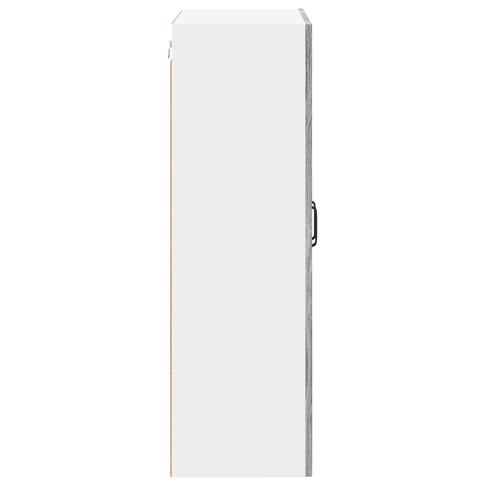 Wandglas-Schrank LUCCA Graues Sonoma 60 x 31 x 100 cm