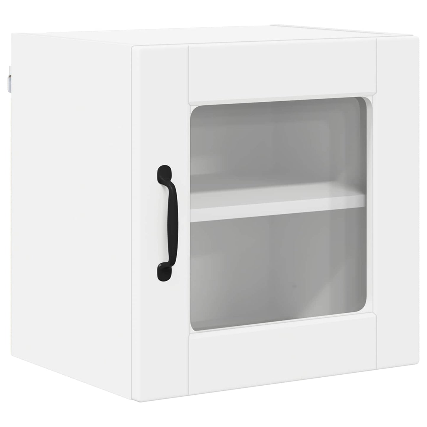 Wandglas-Schrank PORTO 2 stk. Weiß Holzwerkstoff