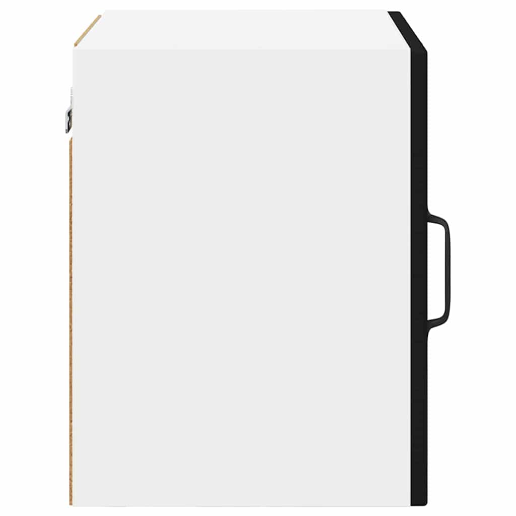 Küchenwandschrank mit Tür Schwarz 40 x 31 x 40 cm Holzwerkstoff