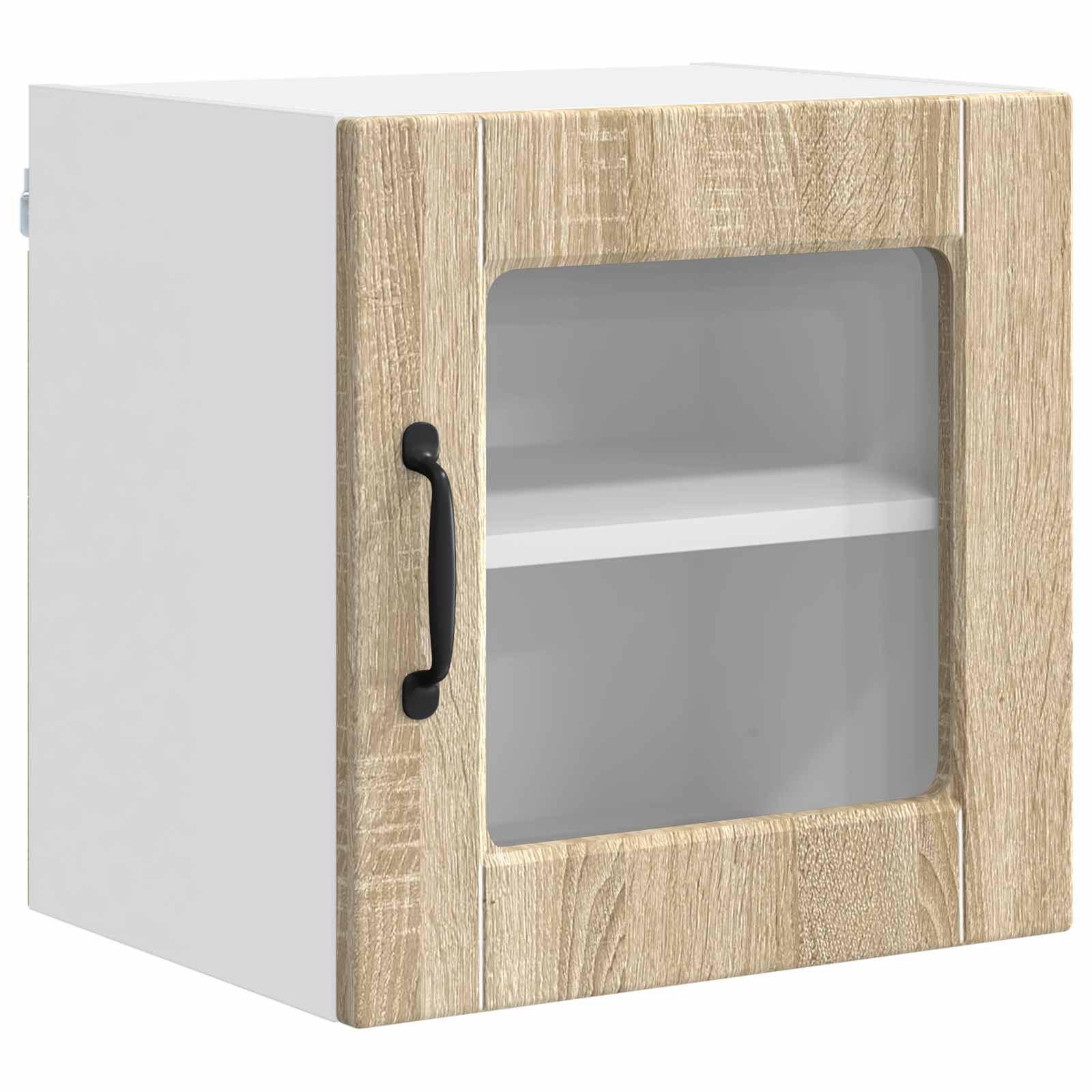 Wandglas-Schrank PORTO Sonoma-Eiche 40 x 31 x 40 cm