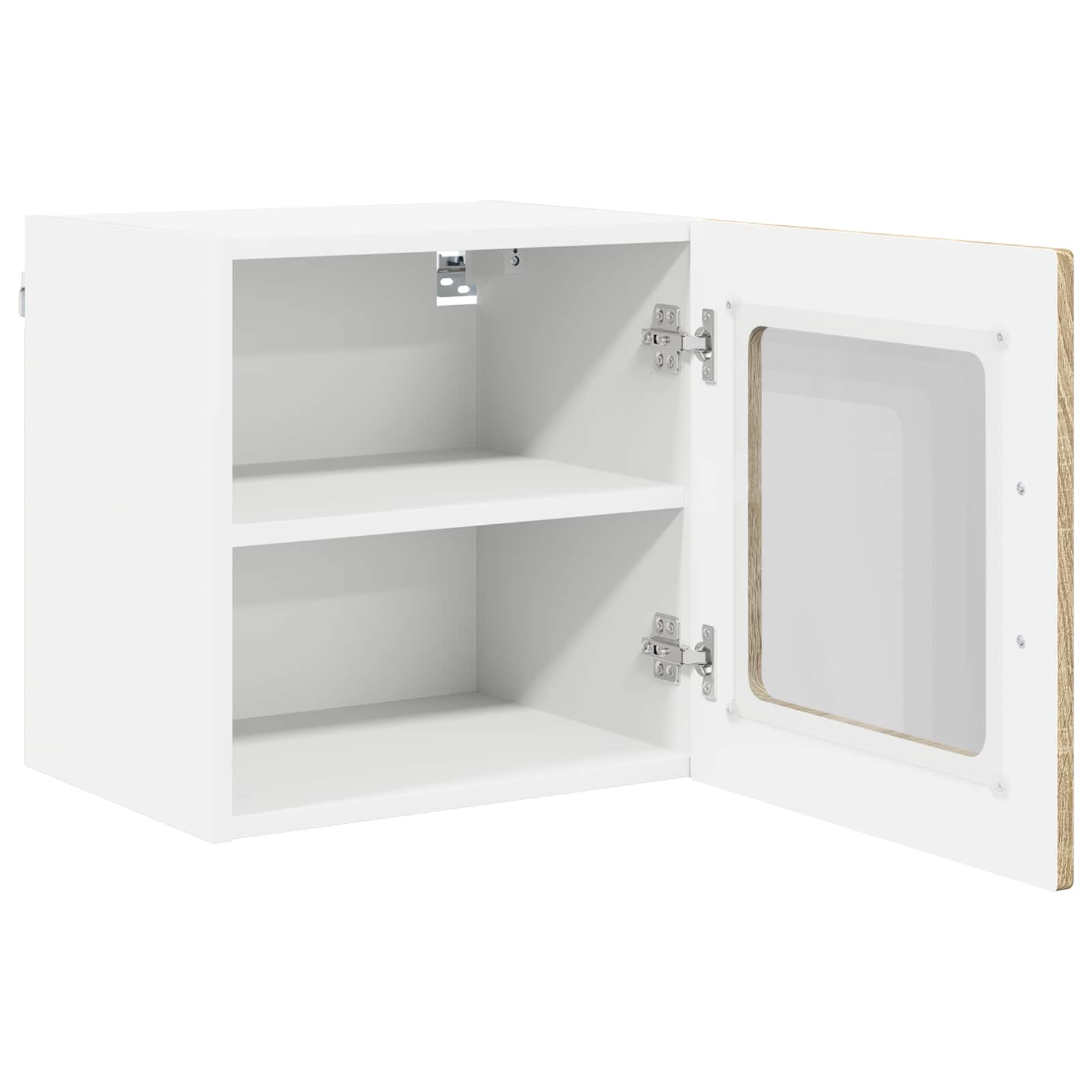Wandglas-Schrank PORTO Sonoma-Eiche 40 x 31 x 40 cm