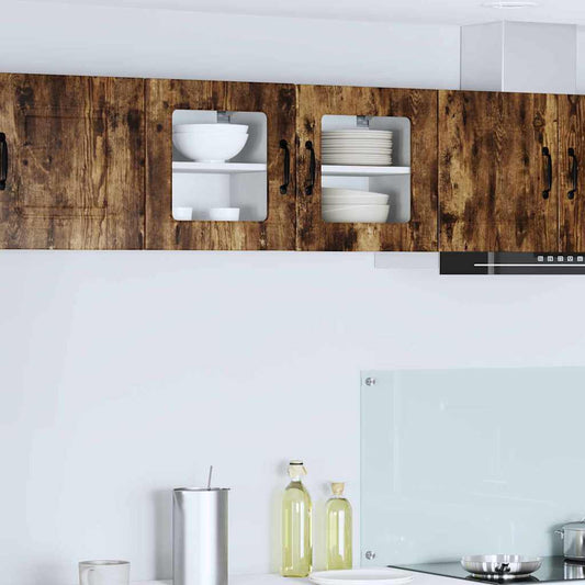 Küchenwandschrank mit Regal Geräucherte Eiche 40 x 31 x 40 cm