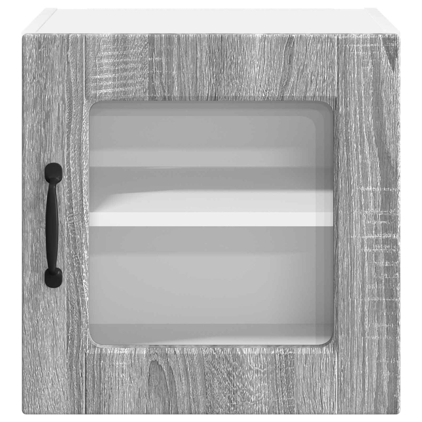 Wandglasschrank PORTO 2 stk. Graues Sonoma Holzwerkstoff