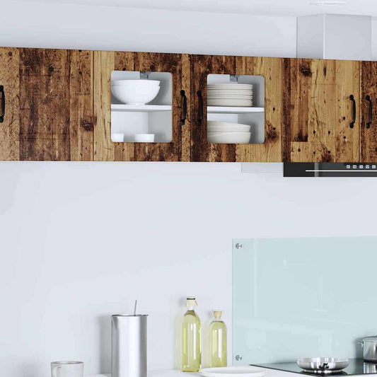 Küchenwandschrank mit Tür Altholz 40 x 31 x 40 cm Holzwerkstoff