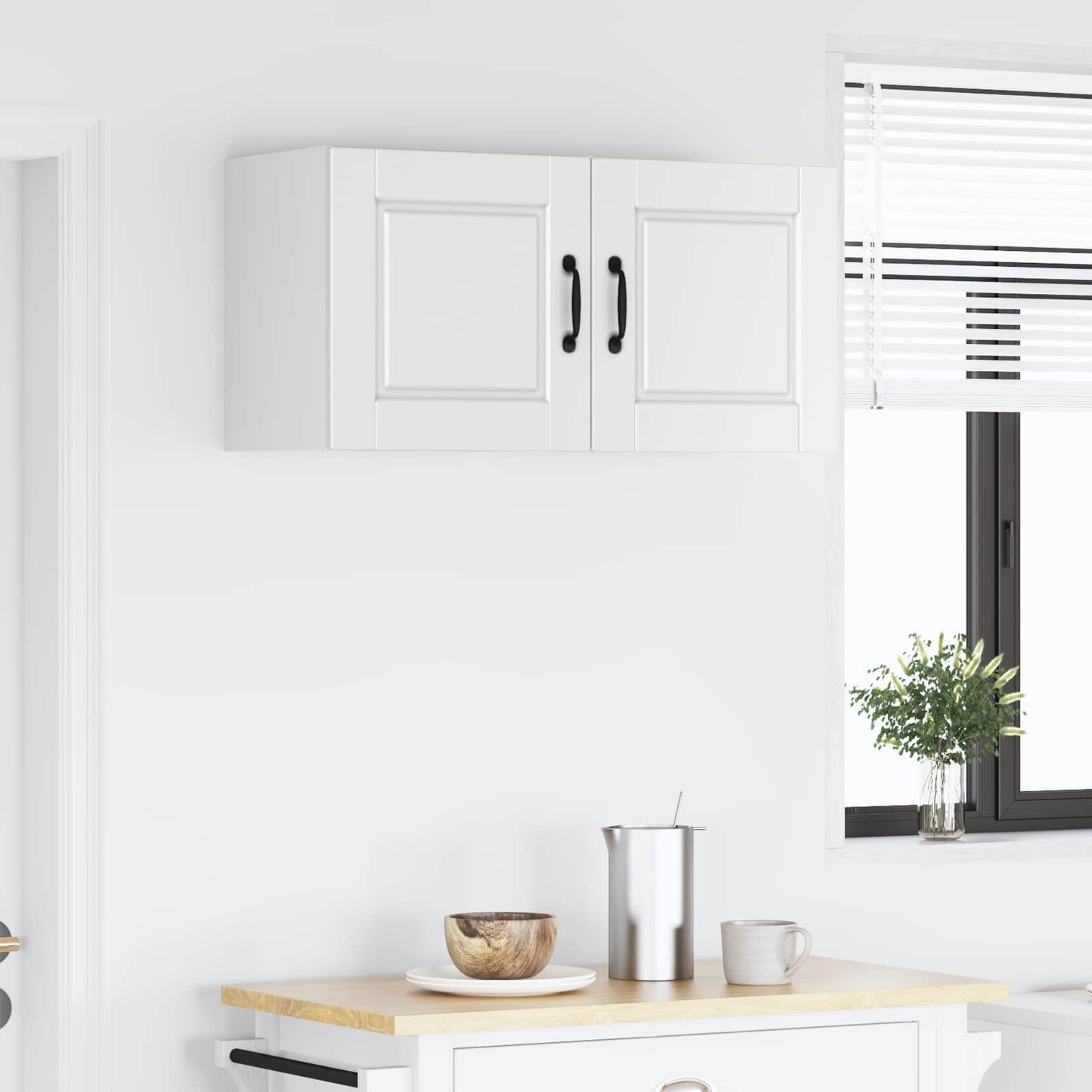 Wandschrank PORTO 2 stk. Weiß Holzwerkstoff