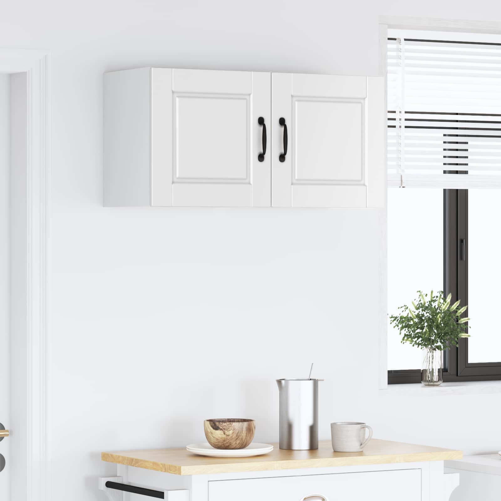 Wandschrank PORTO 2 stk. Weiß Holzwerkstoff