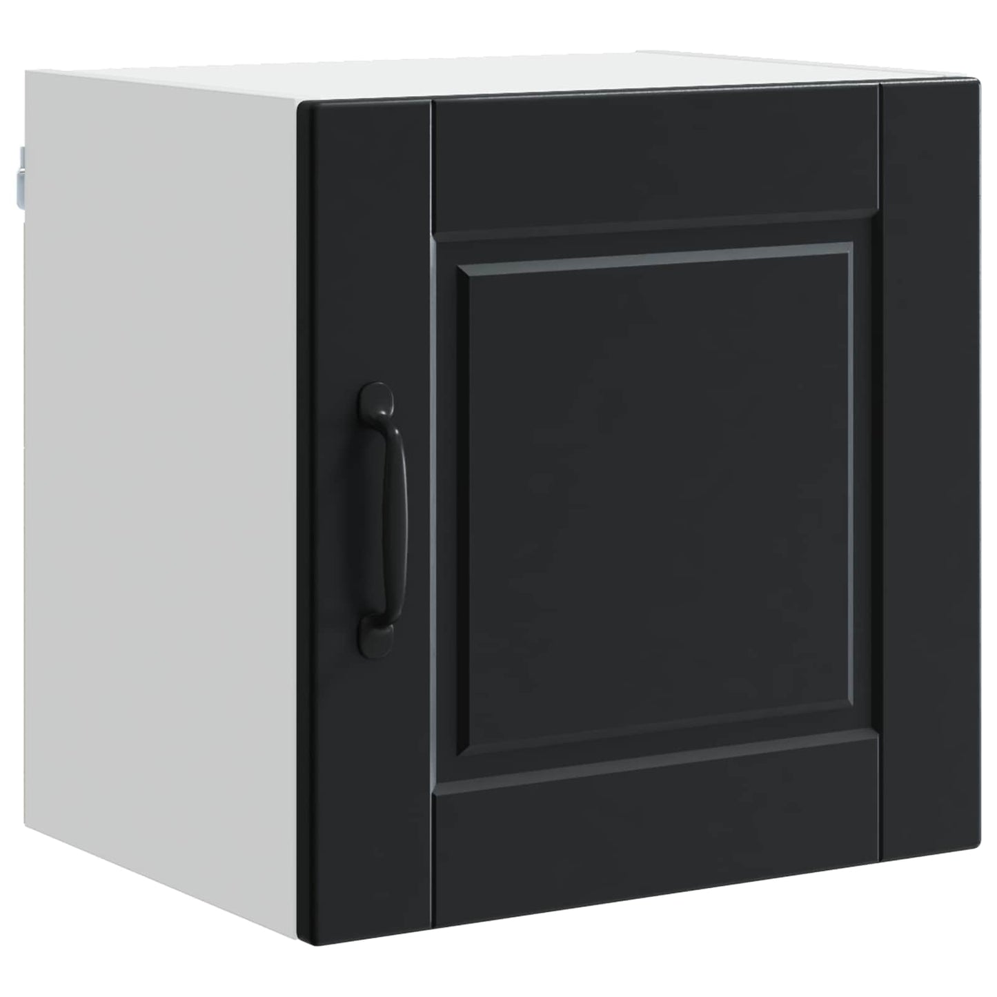 Wandschrank PORTO 2 stk. Schwarz Holzwerkstoff
